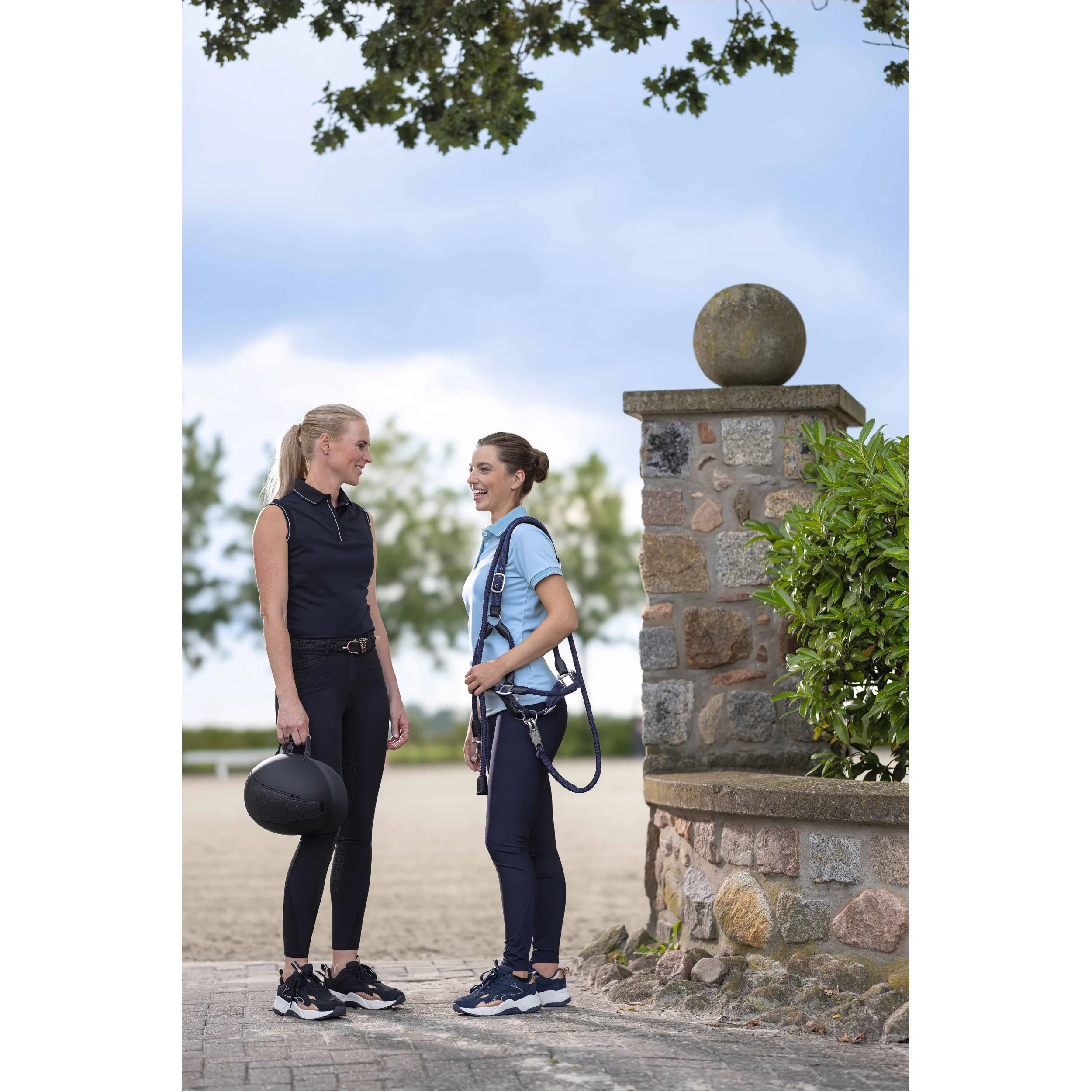 Damen Poloshirt ärmellos CATHERINE schwarz