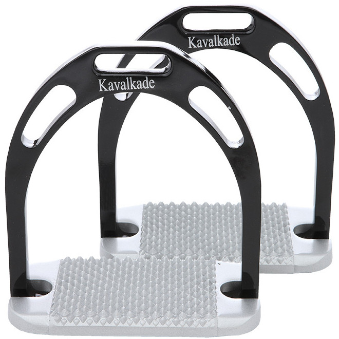 Steigbügel ALU schwarz/silber Steigbügel ALU schwarz/silber