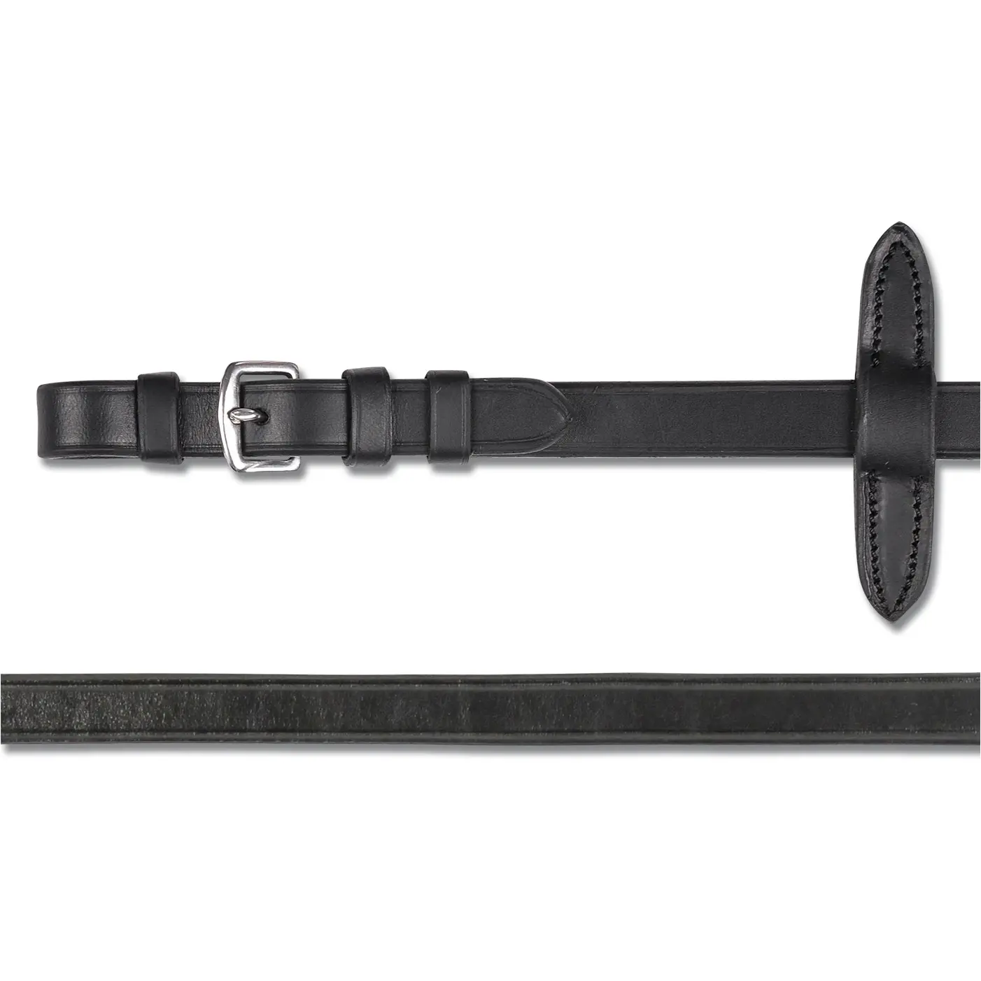 Lederzügel X-Line schwarz