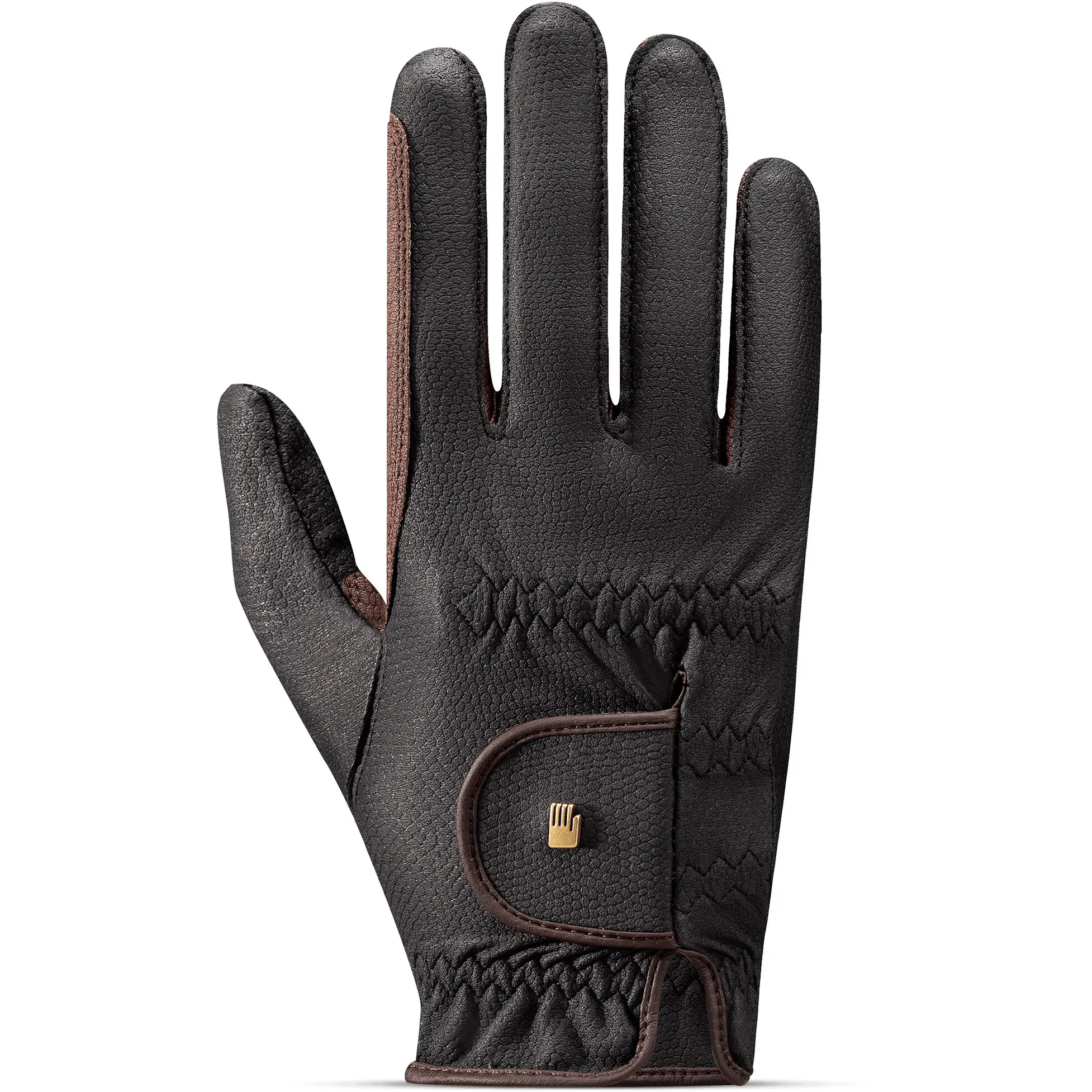 Reithandschuhe MALTA schwarz/mokka