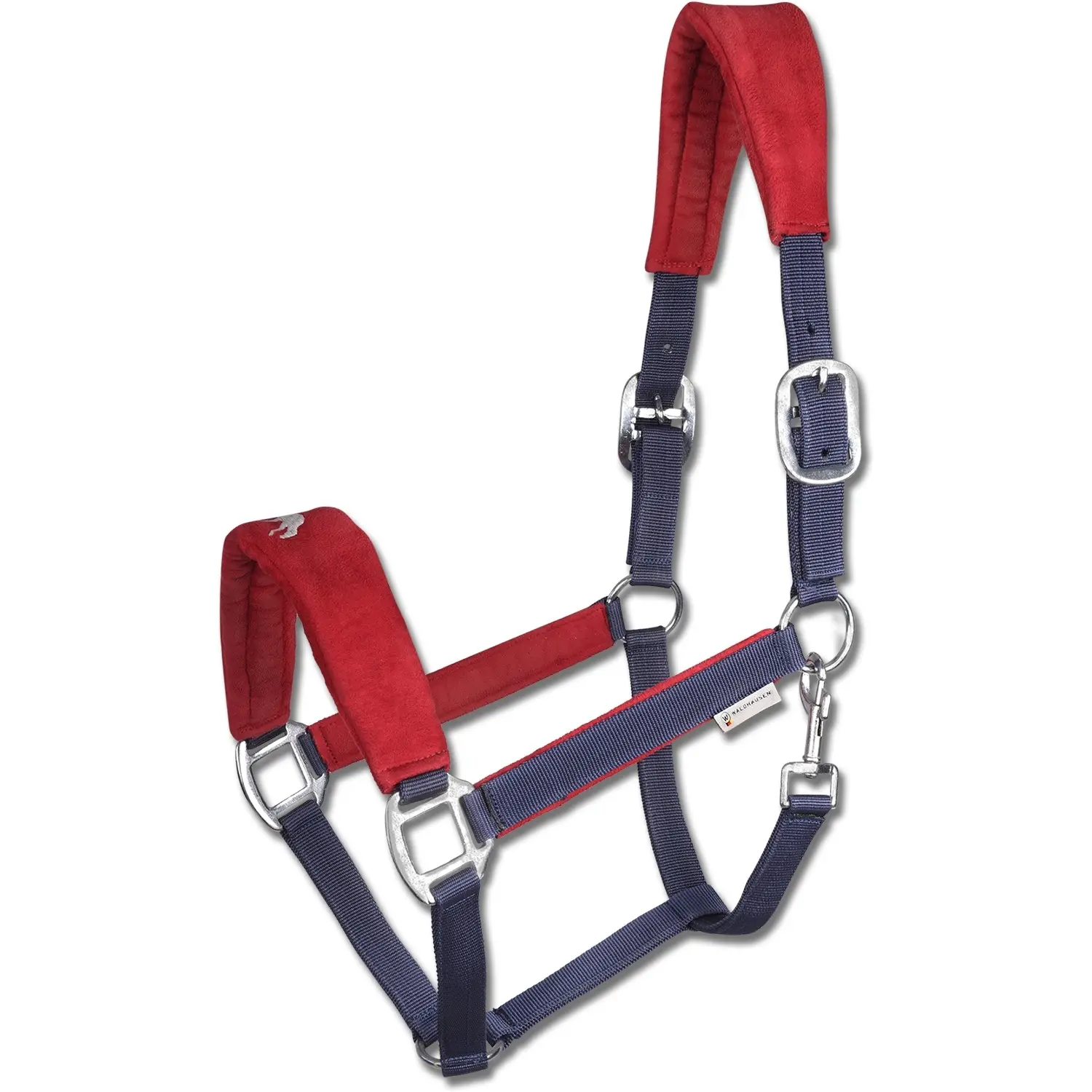 Island Halfter HELLNAR navy/rot