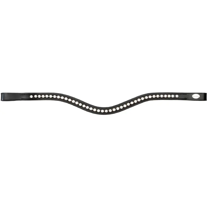 Stirnband Kandare CLASSIC schwarz/weiß