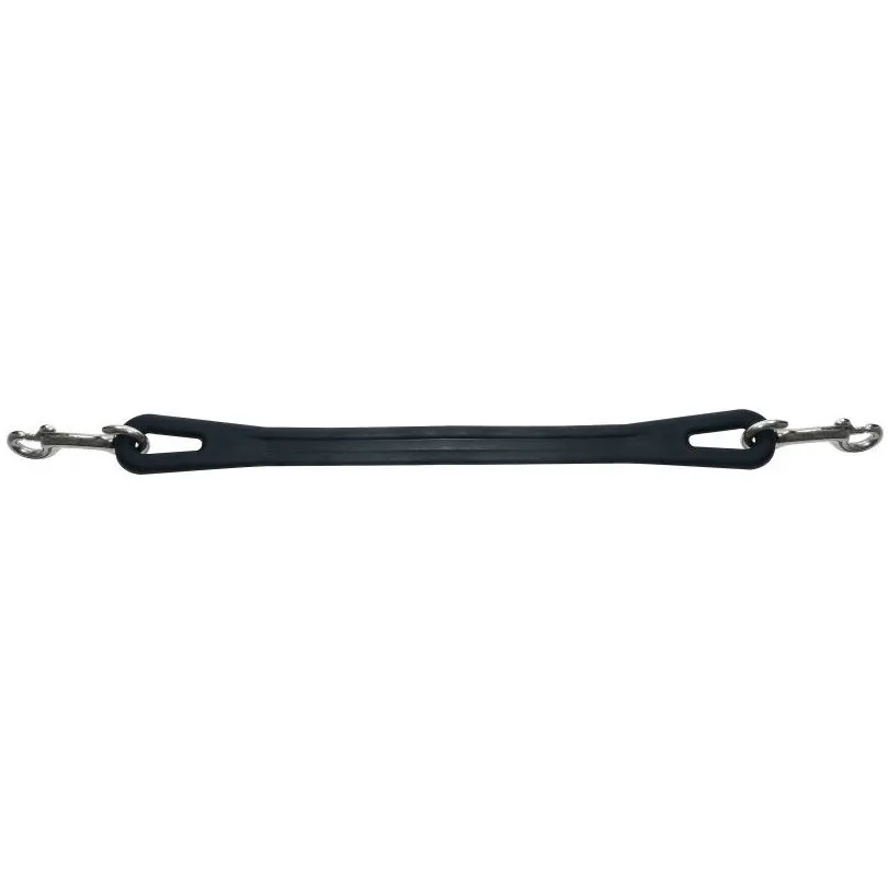 Anbinde-Gummiseil PANIK schwarz 56cm