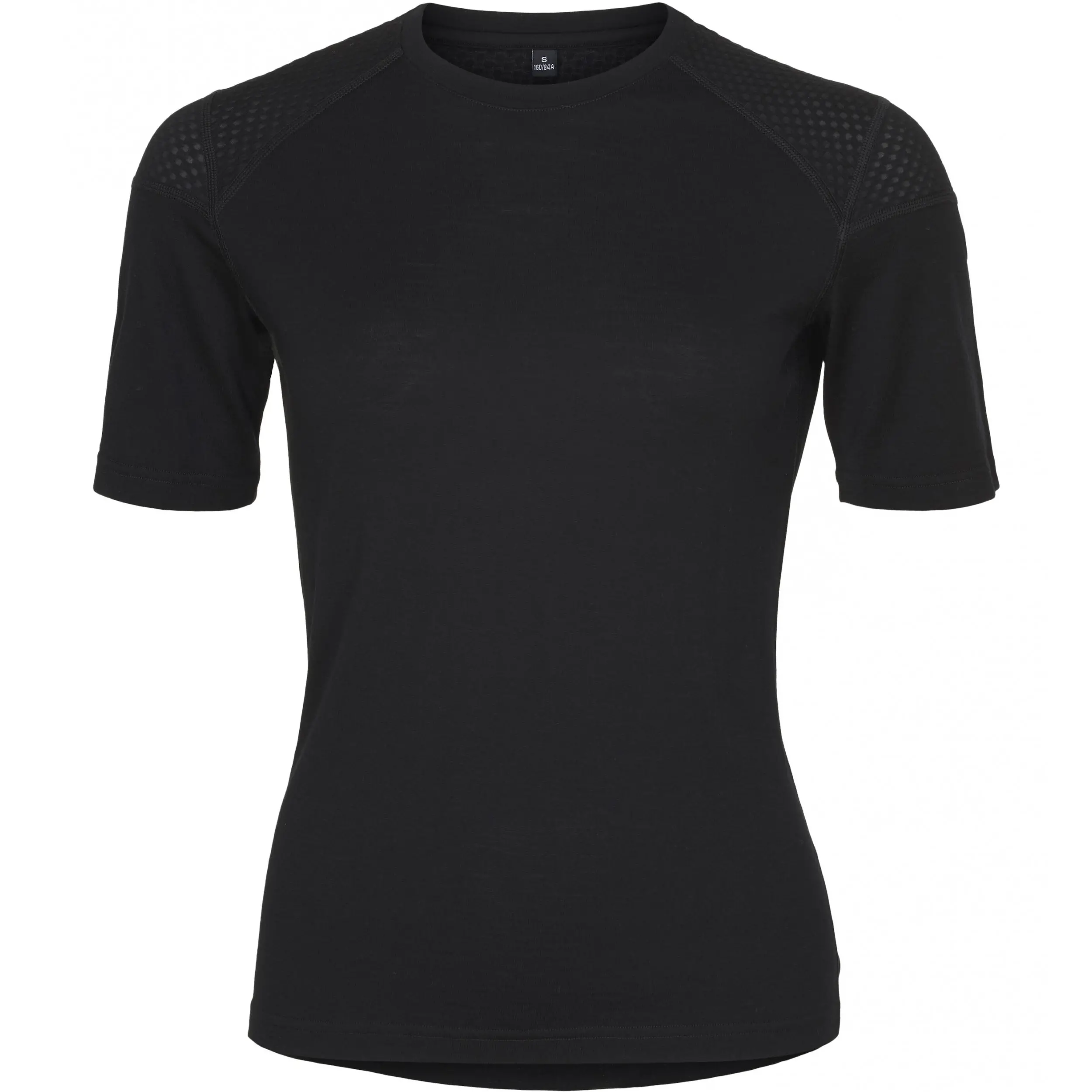 Damen T-Shirt MAY Merino schwarz