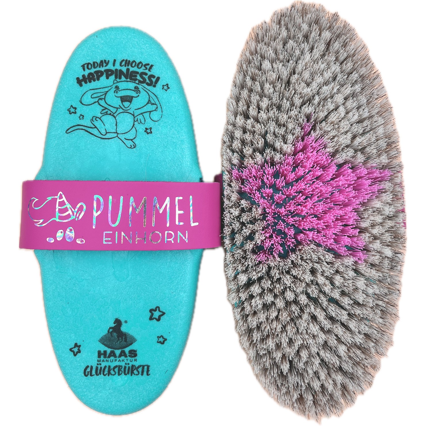 Bürsten-Set Pummel MOOH (4-teilig) türkis/pink