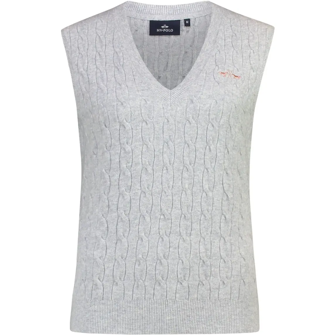 Damen Kabelpullover HVPClassy grey heather