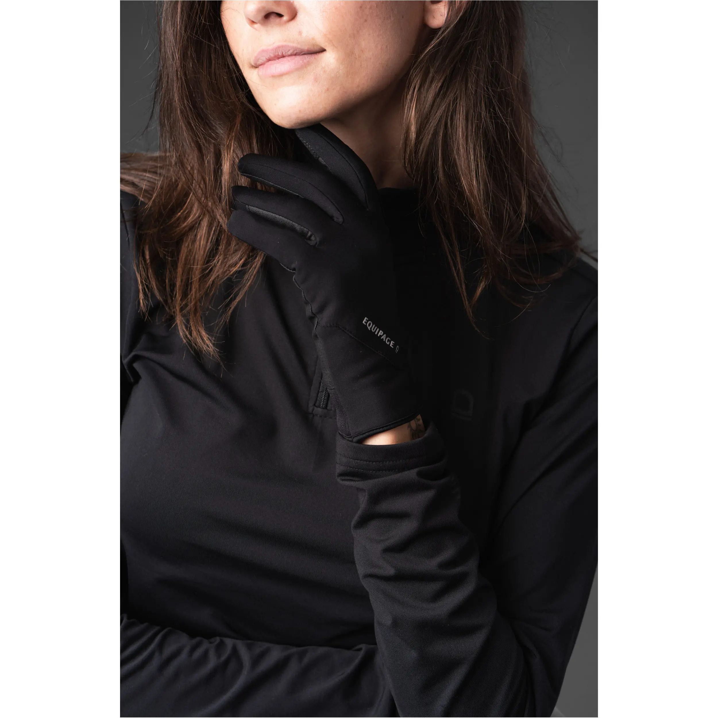 Winter Reithandschuhe VICA schwarz Winter Reithandschuhe VICA schwarz