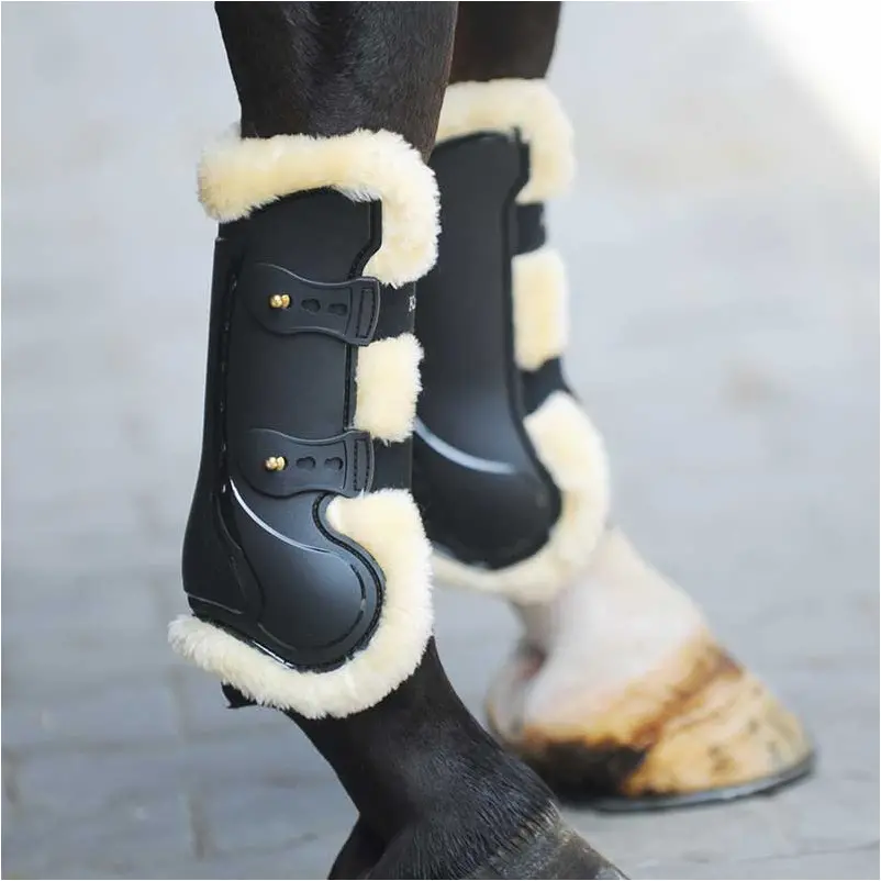 Gamaschen (2er Set) COMPETE 'N WOOL schwarz/beige
