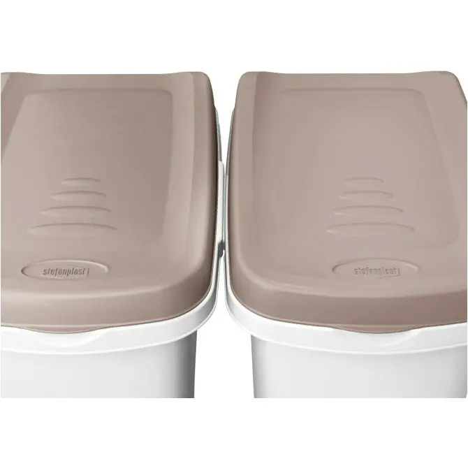Petfood Container braun/weiß