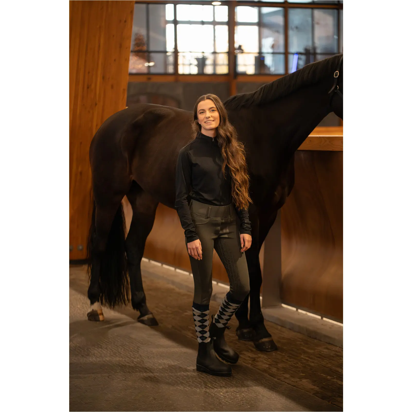 Damen Reitleggings Silikon Vollbesatz SHANNON forest night Damen Reitleggings Silikon Vollbesatz SHANNON forest night