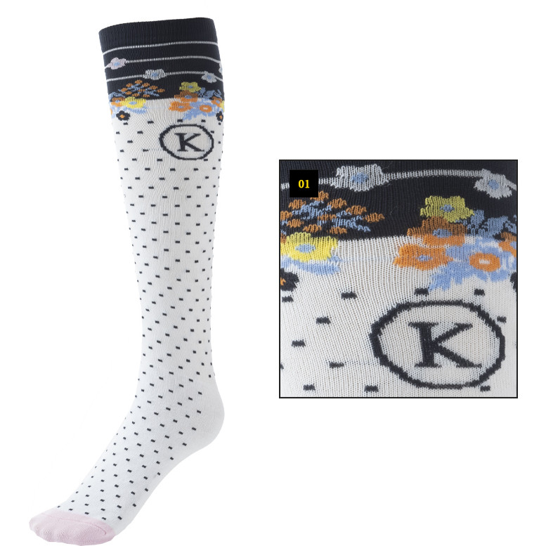 Reitsocken KAVALSOCKS SUMMER weiß/bunt