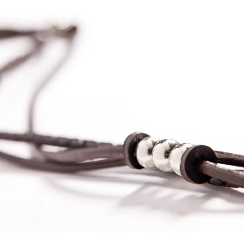 Stirnband JOY braun/silber