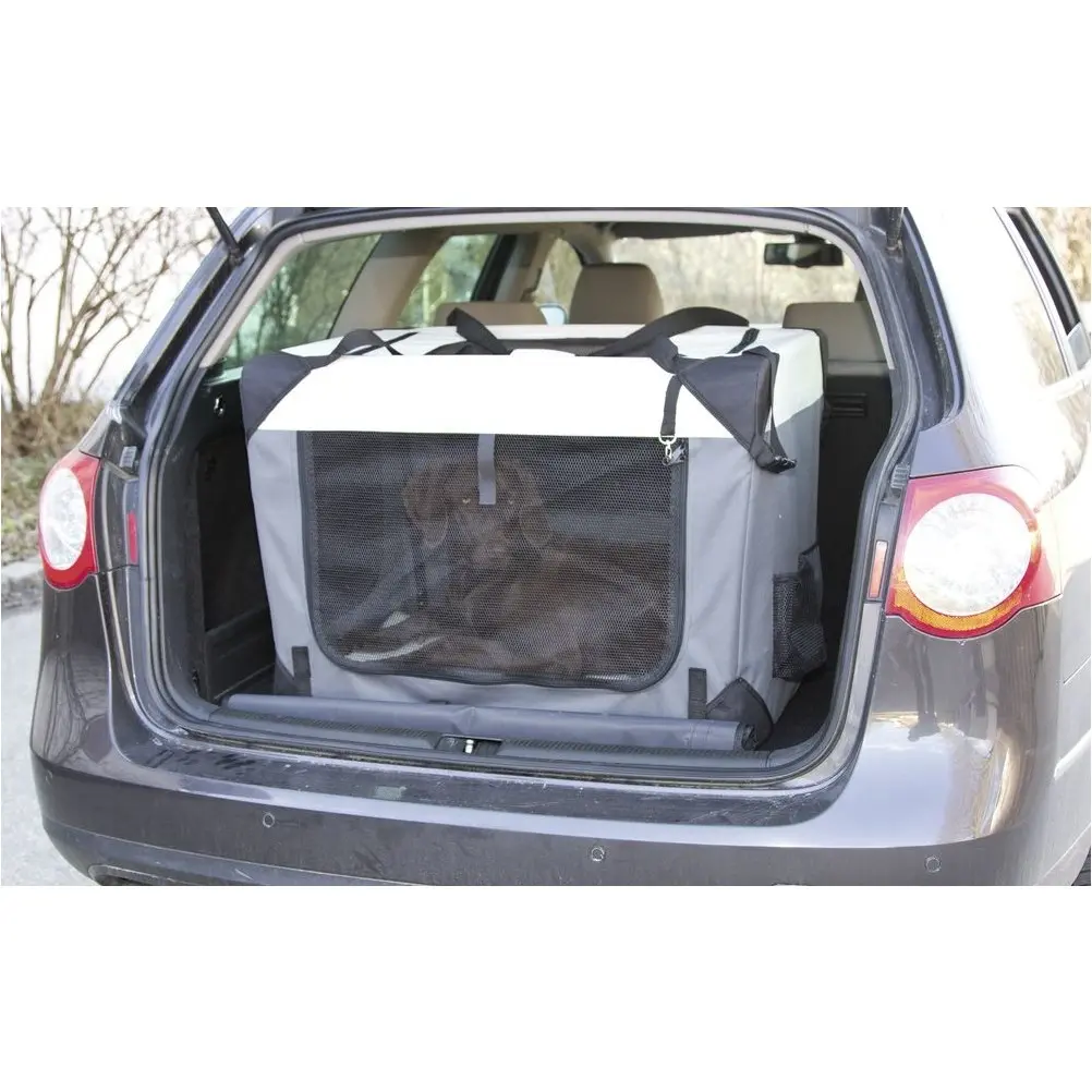 Hunde Transportbox JOURNEY grau/beige