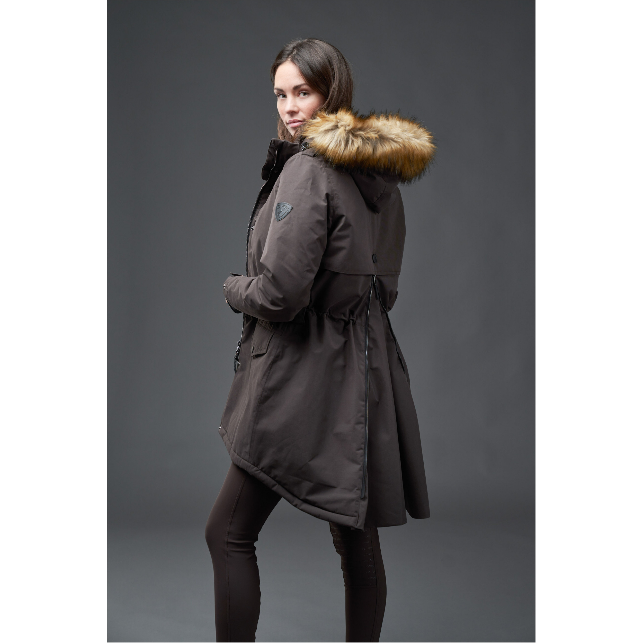 Damen Winterreitmantel AMY after dark