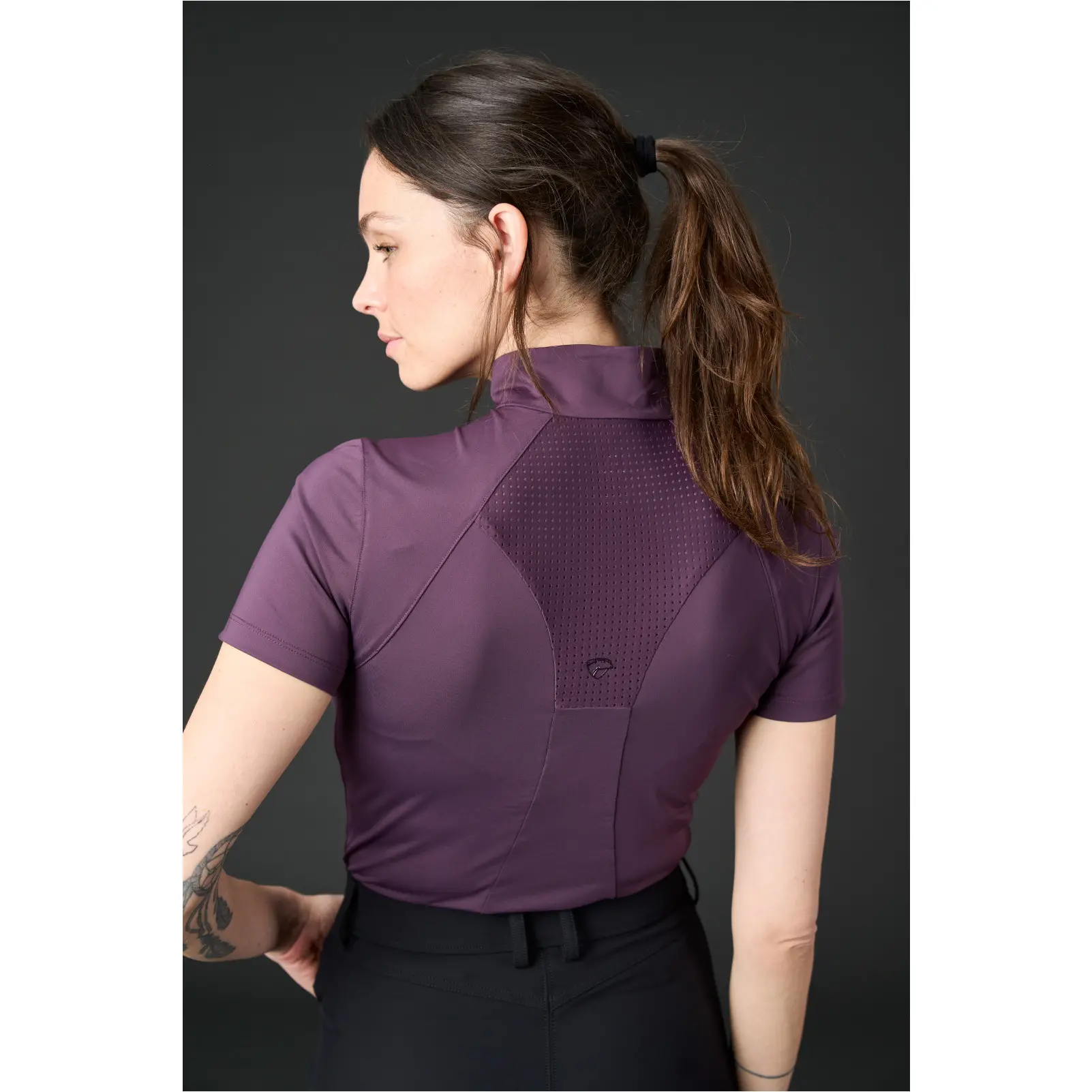 Damen Turniershirt Kurzarm THELMA plum perfect Damen Turniershirt Kurzarm THELMA plum perfect
