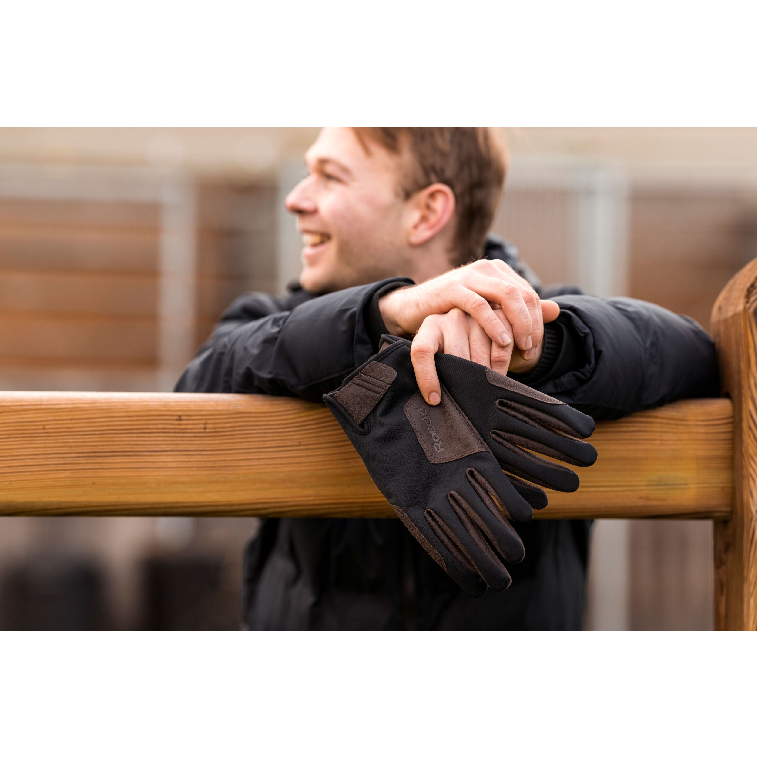 Winter Fahrhandschuhe FOURINHAND black/smoky brown