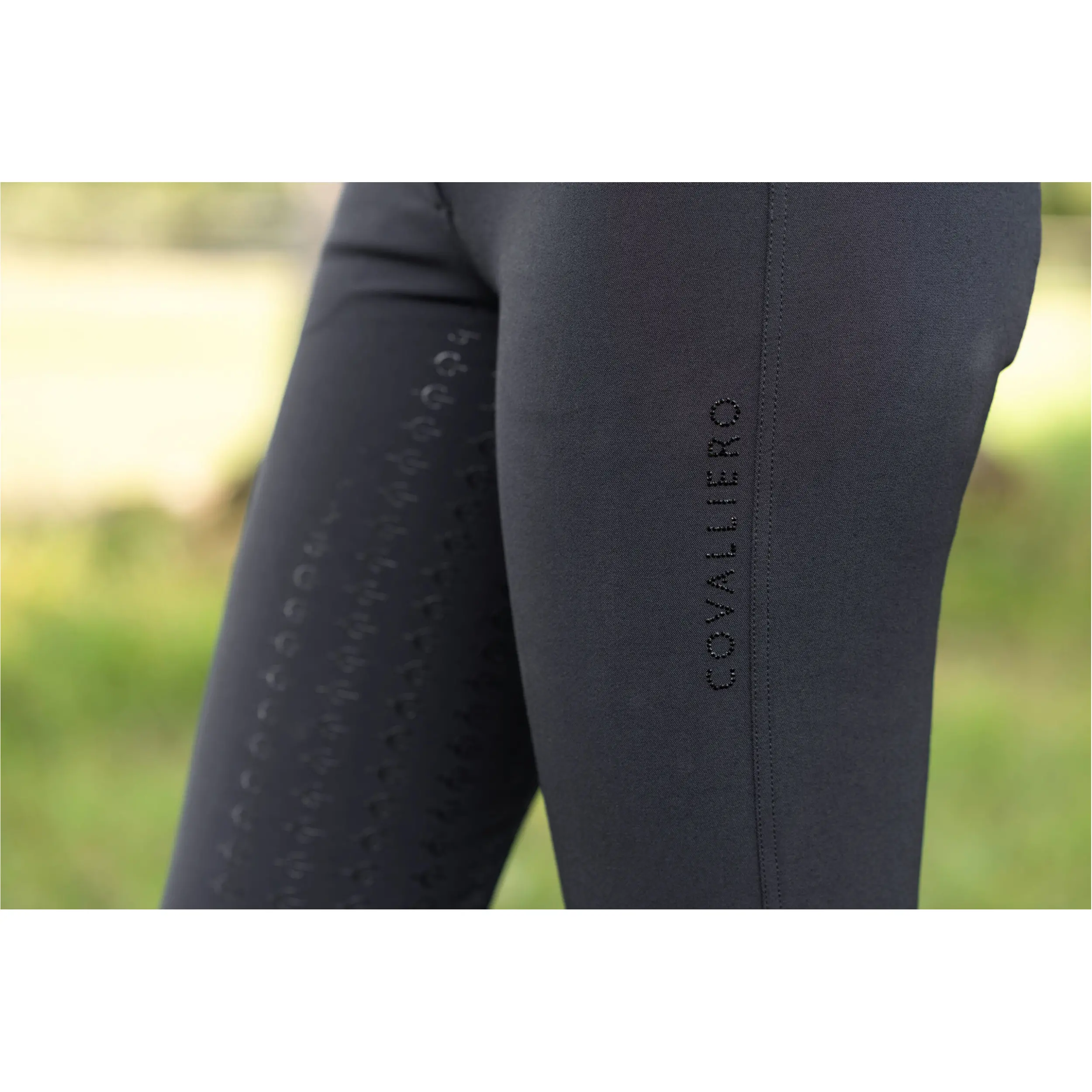 Damen Reithose Silikon Vollbesatz SIGNATURE schwarz