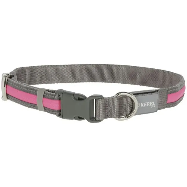 Leuchthalsband Light & Reflex neon pink