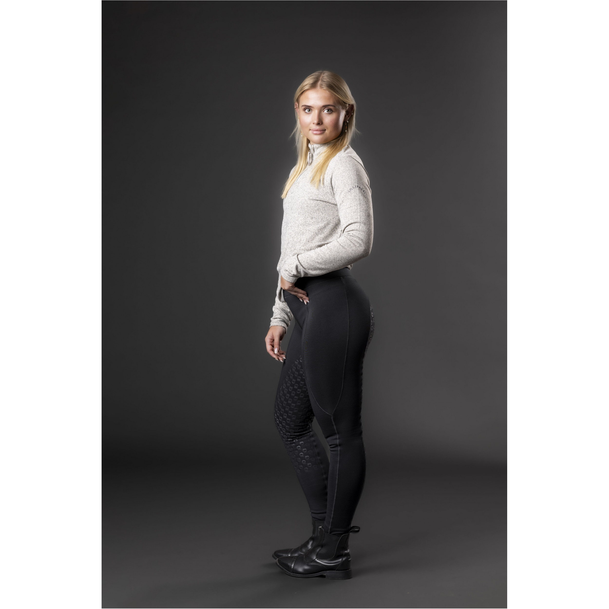 Damen Funktionsshirt Langarm STACEY half-zip vintage khaki Damen Funktionsshirt Langarm STACEY half-zip vintage khaki