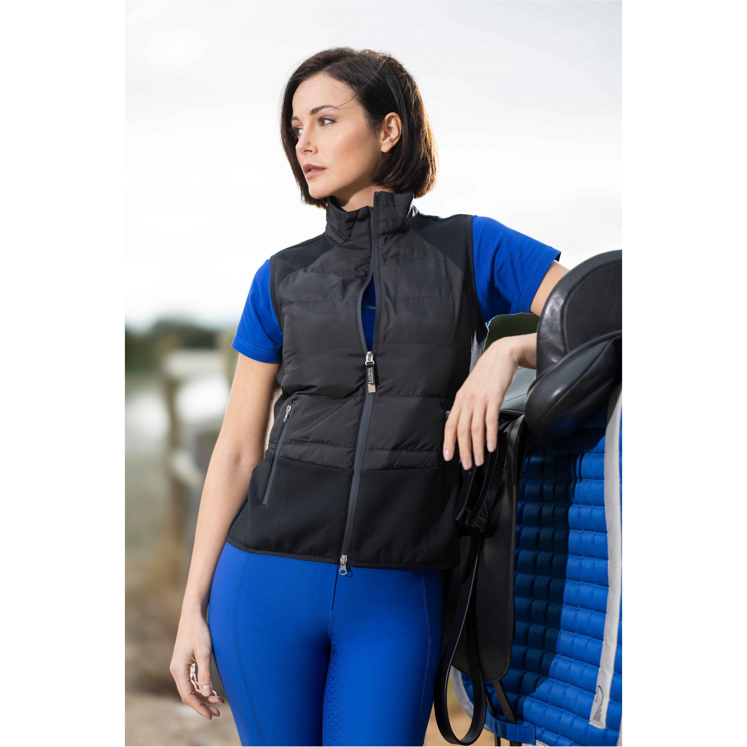 Damen Funktionsweste AMALFI schwarz