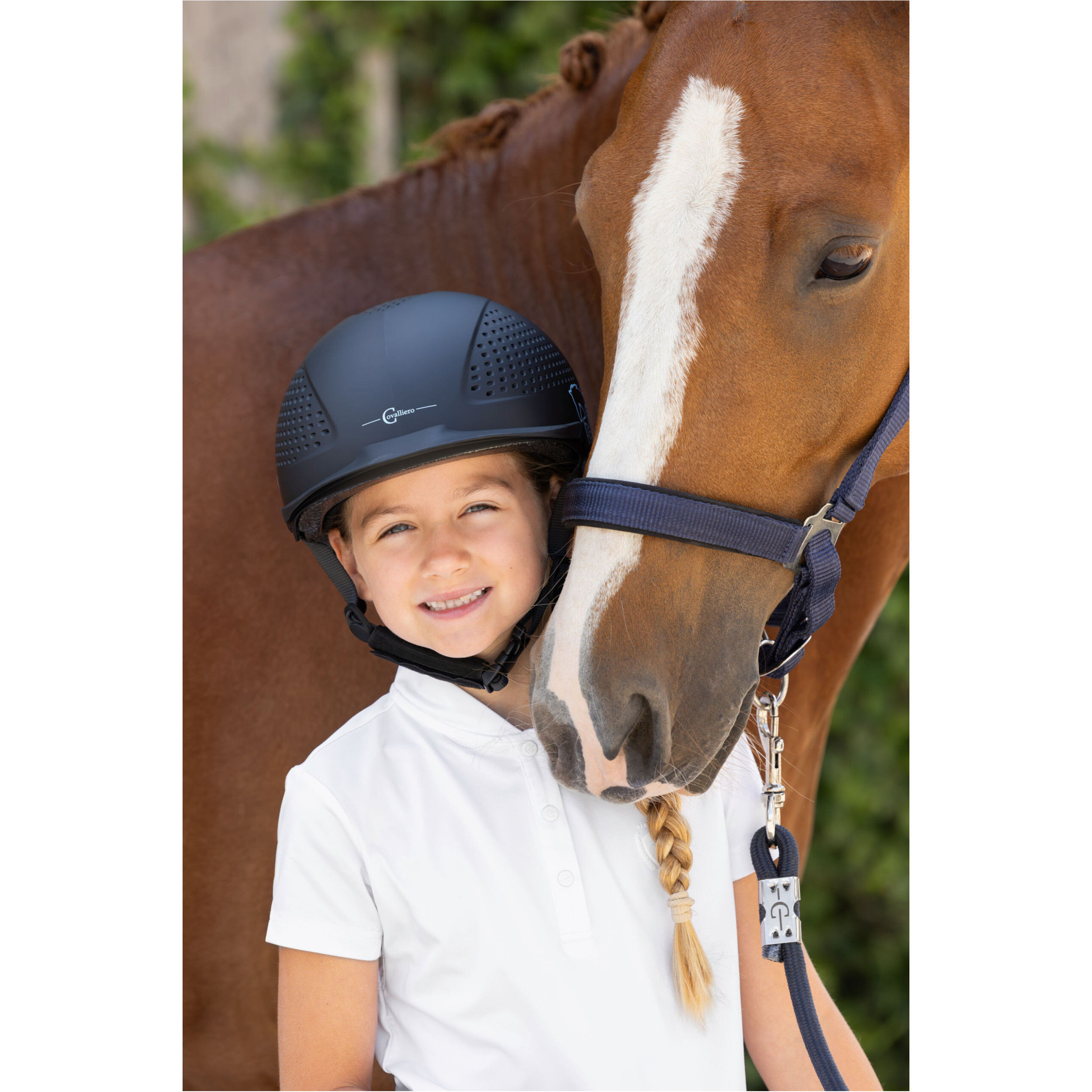 Kinder Reithelm BEAUTY 2.0 schwarz