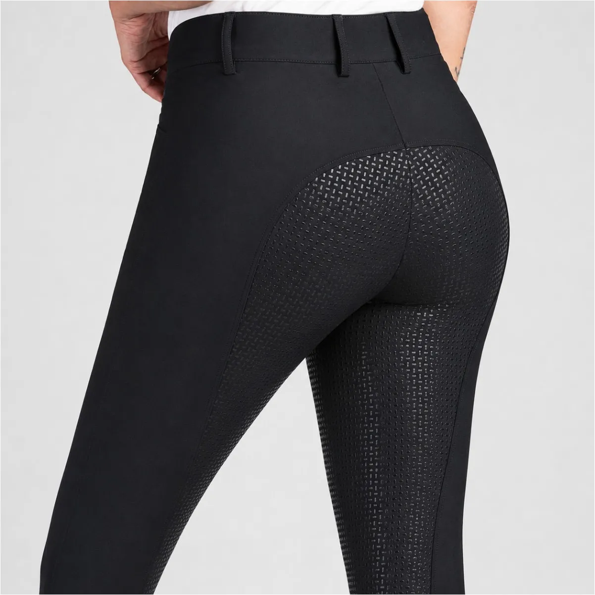Damen Thermo Reithose Silikon Vollbesatz DryRide JODHPUR BREECHES schwarz