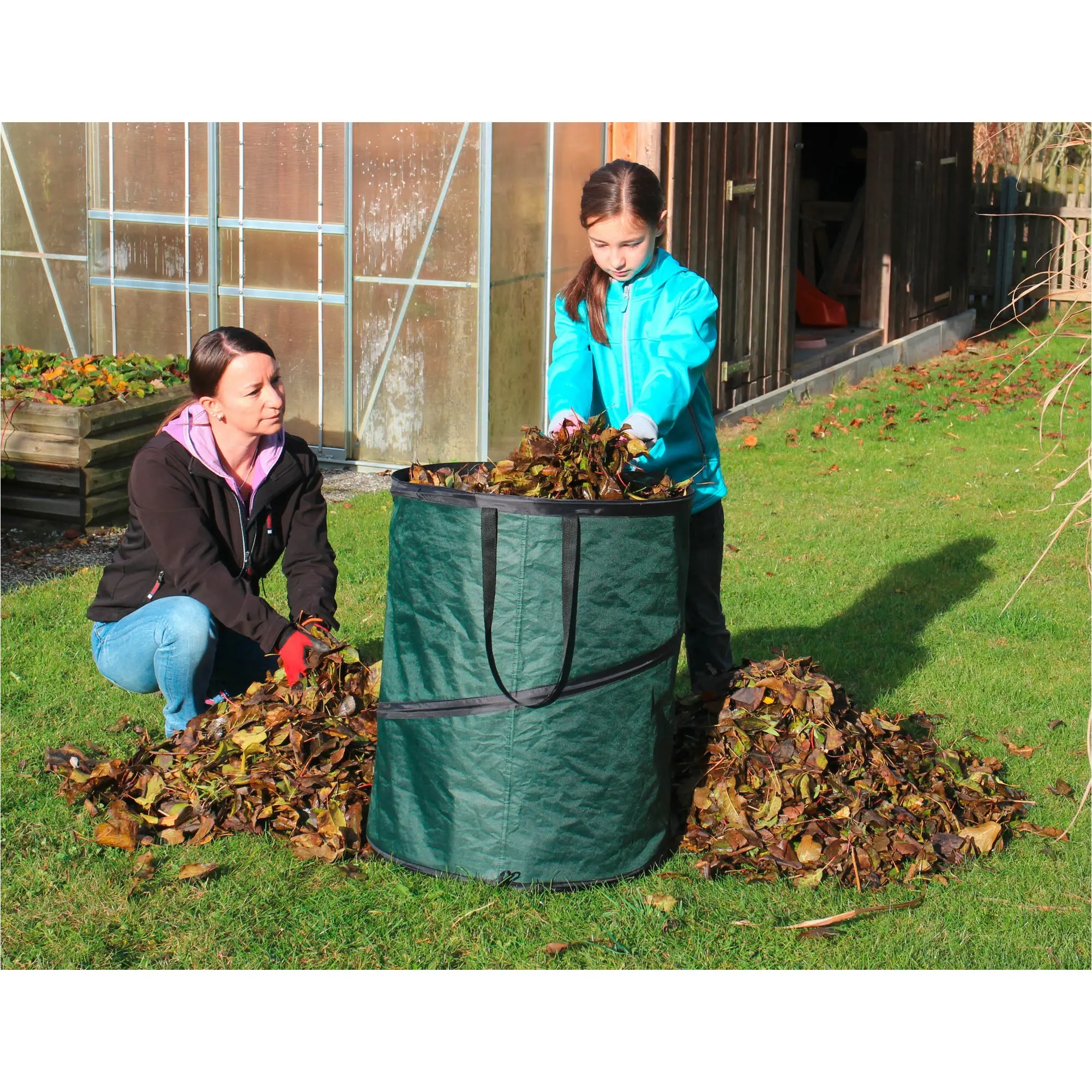 Gartentasche Pop-up dunkelgrün Gartentasche Pop-up dunkelgrün