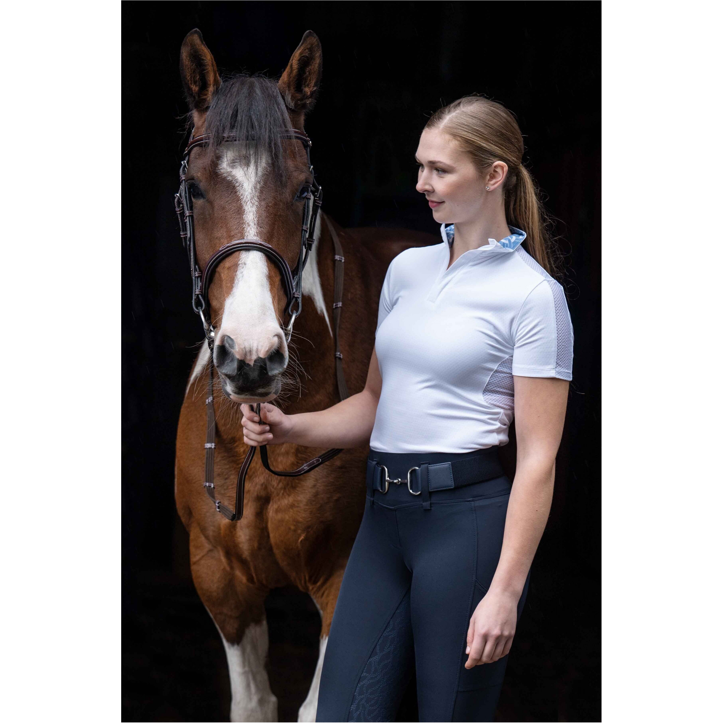 Damen Funktionsshirt Kurzarm HUNTER weiß