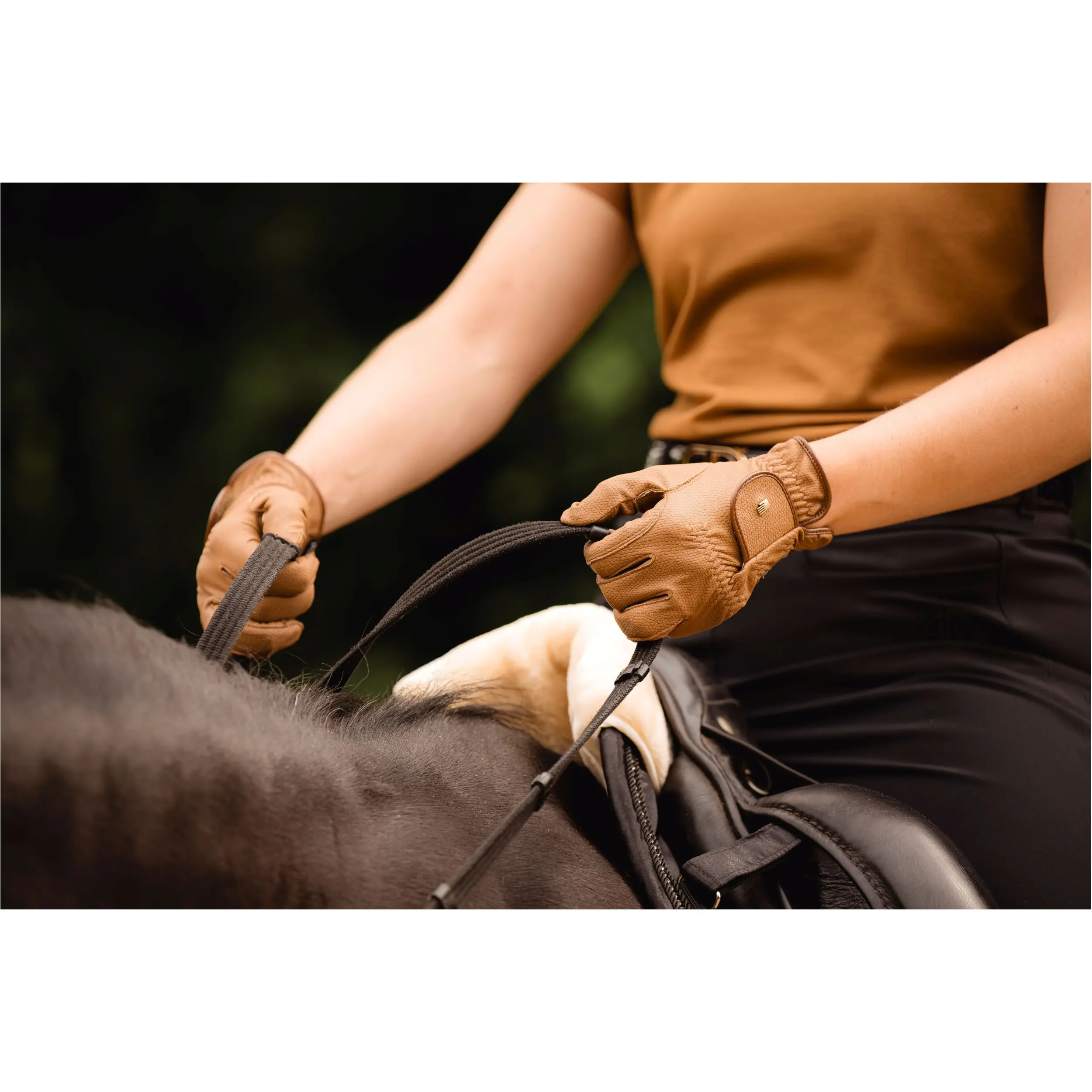 Reithandschuhe ROECK-GRIP caramel