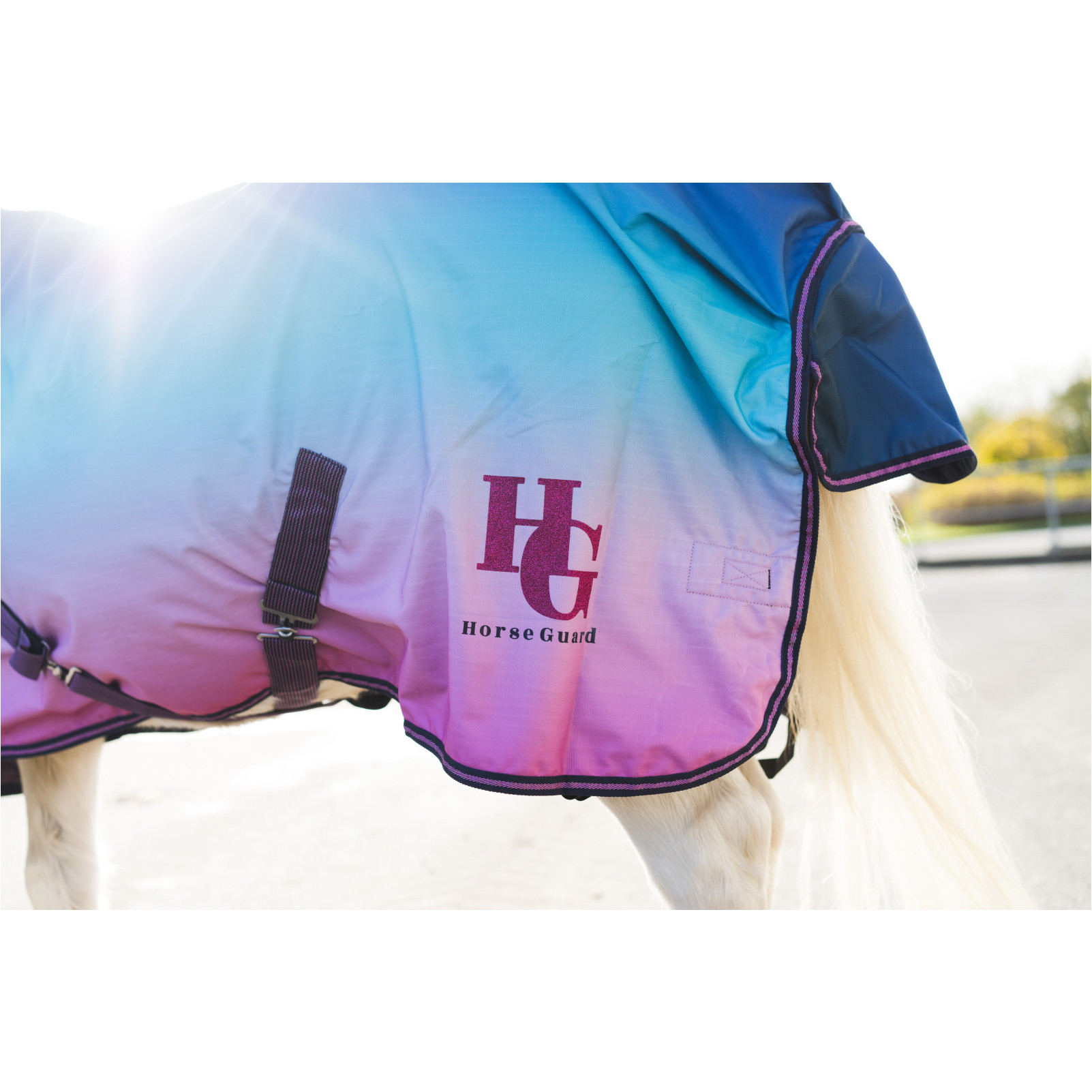 Outdoordecke mit Fleecefutter 600D GRADIENT navy Outdoordecke mit Fleecefutter 600D GRADIENT navy