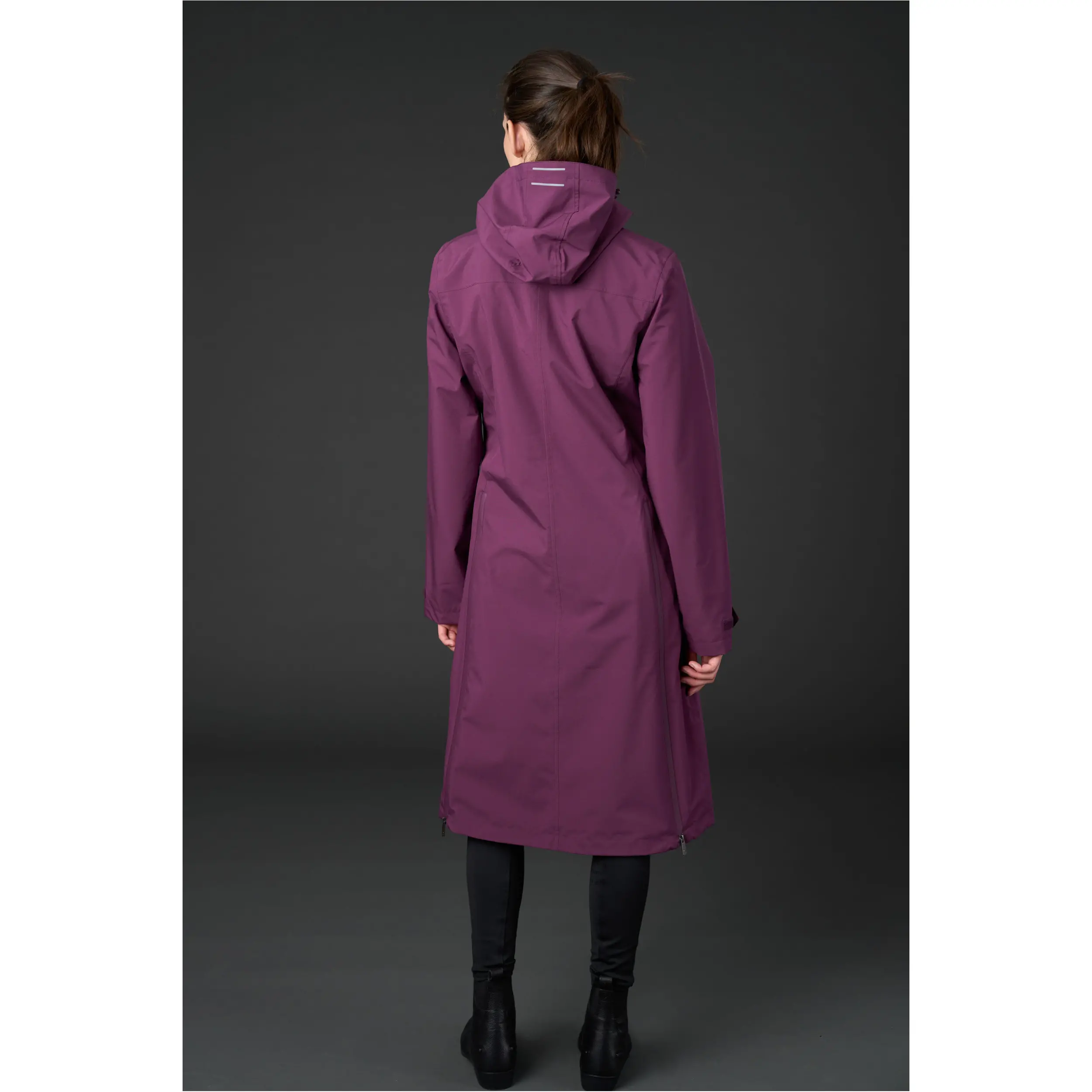 Damen Reitregenmantel HEAVEN italian plum