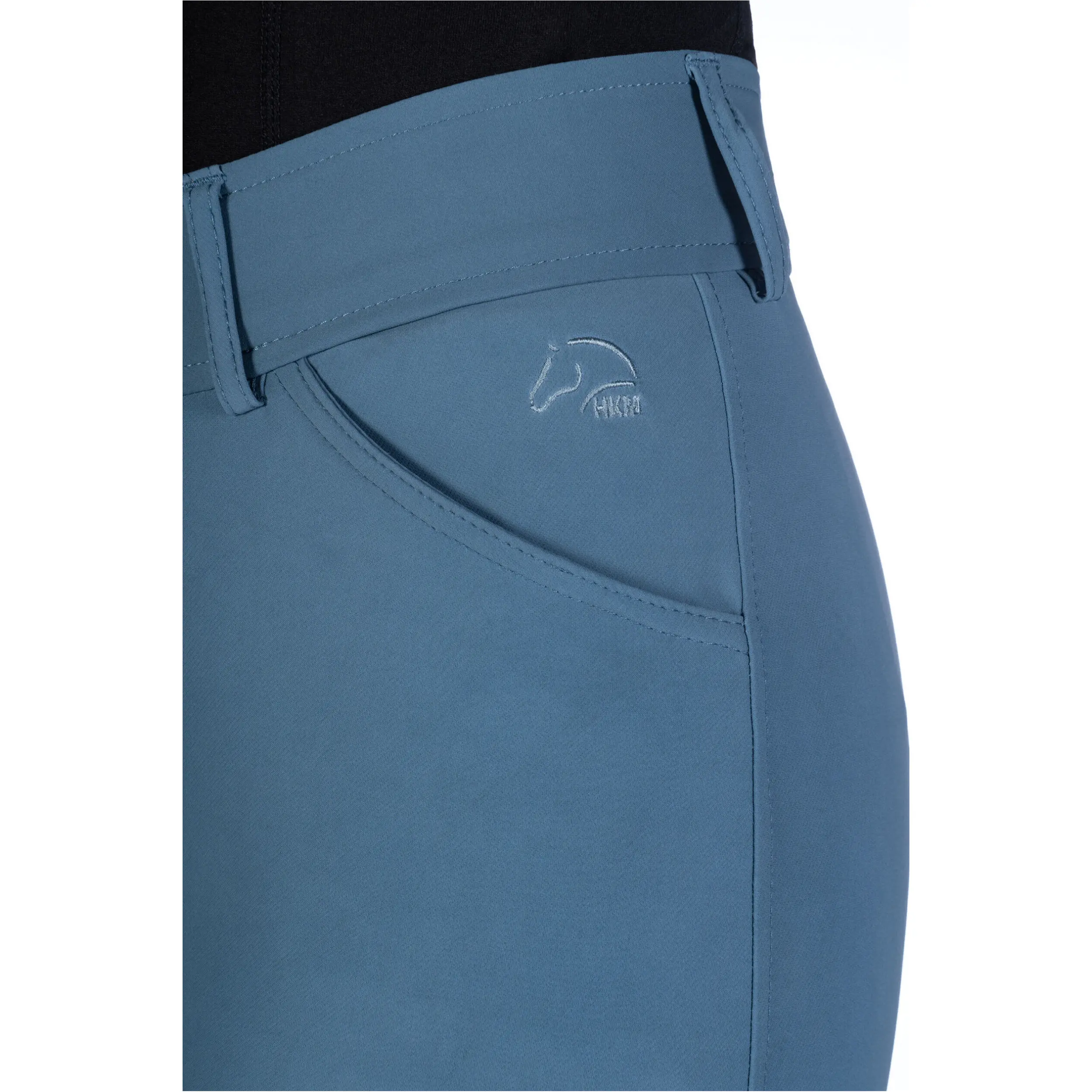 Damen Reithose Silikon Kniebesatz TAMPA rauchblau Damen Reithose Silikon Kniebesatz TAMPA rauchblau