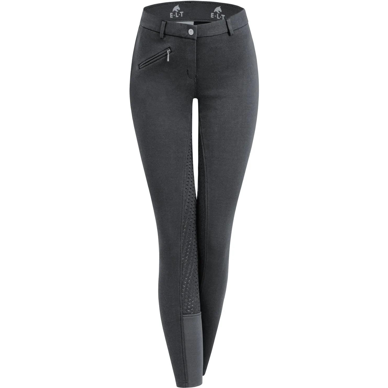 Damen Reithose Silikon Vollbesatz EASY START asphalt