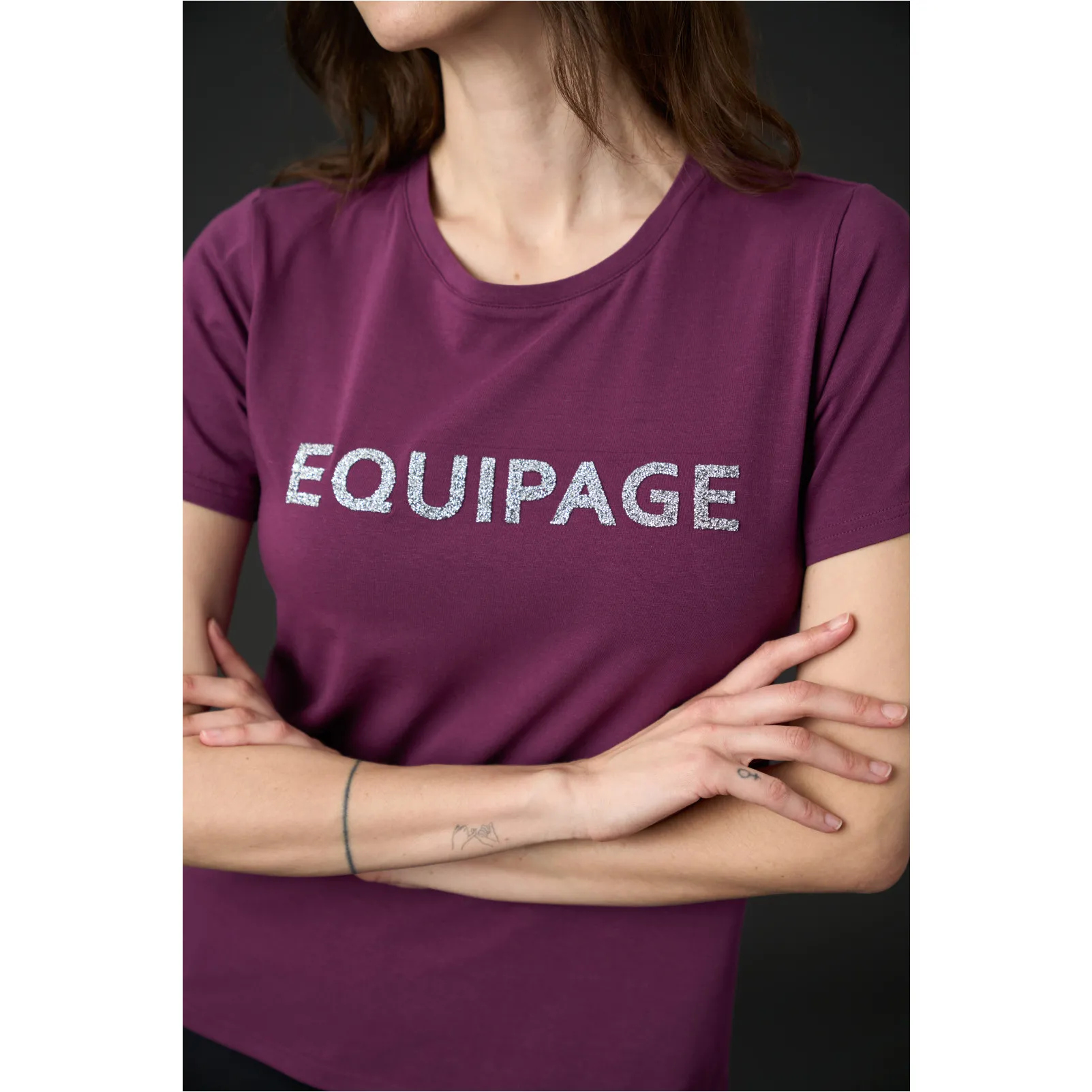 Damen T-Shirt TELINA italian plum