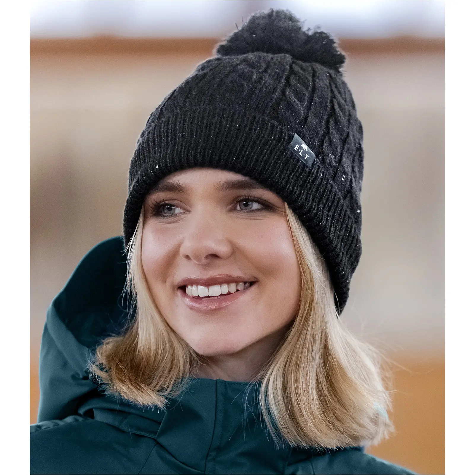 Strickmütze mit Fleecefutter RAFELA schwarz Strickmütze mit Fleecefutter RAFELA schwarz