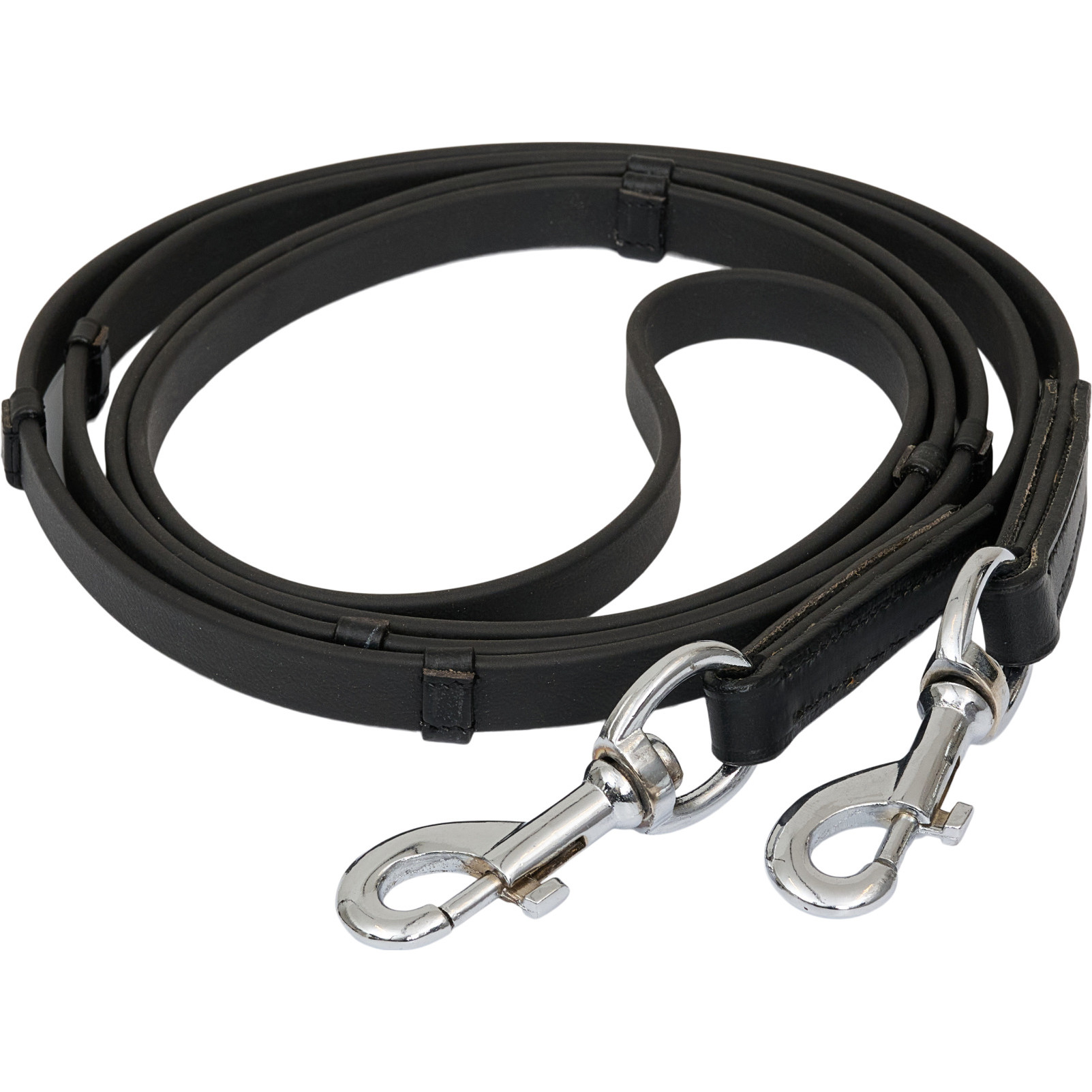 Islandzügel Biothan mit Stopper schwarz