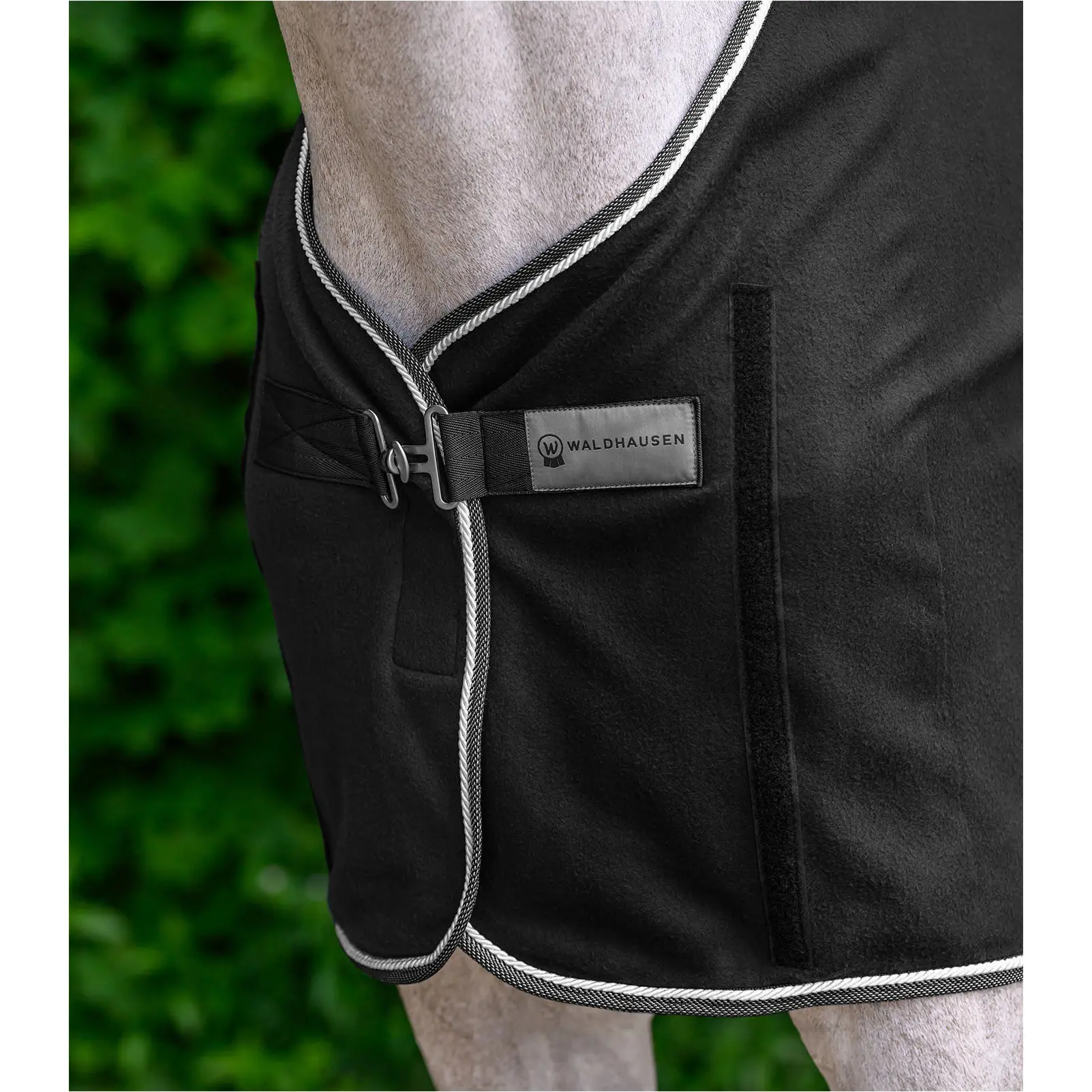 Fleece- und Sponsorendecke ECONOMIC schwarz