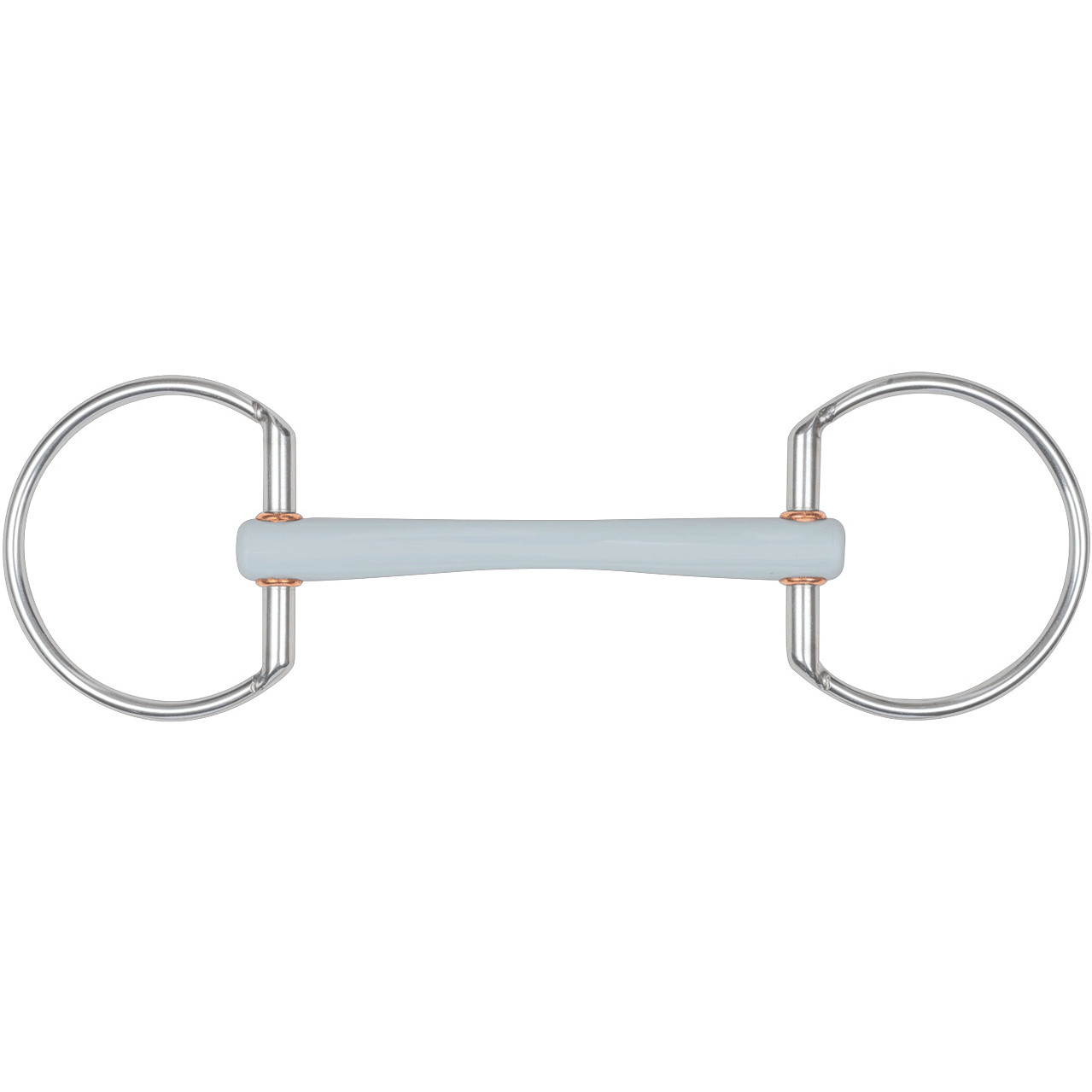 Olivenkopfgebiss mit Comfortstange dünn/soft Ring 7,5cm 15mm