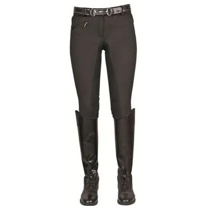 Winter Damen Reithose Vollbesatz WINNER Softshell schwarz