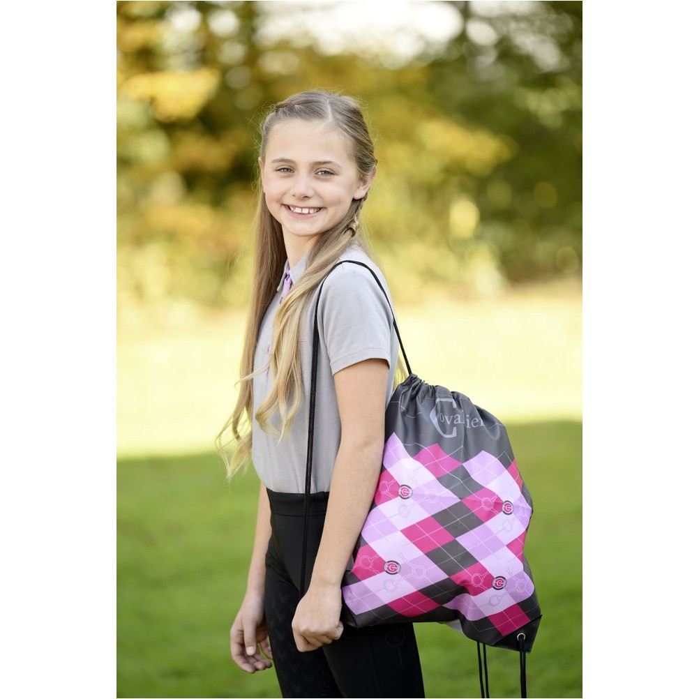Kinder Putzbeutel LILLI befüllt grau/pink/hellgrau