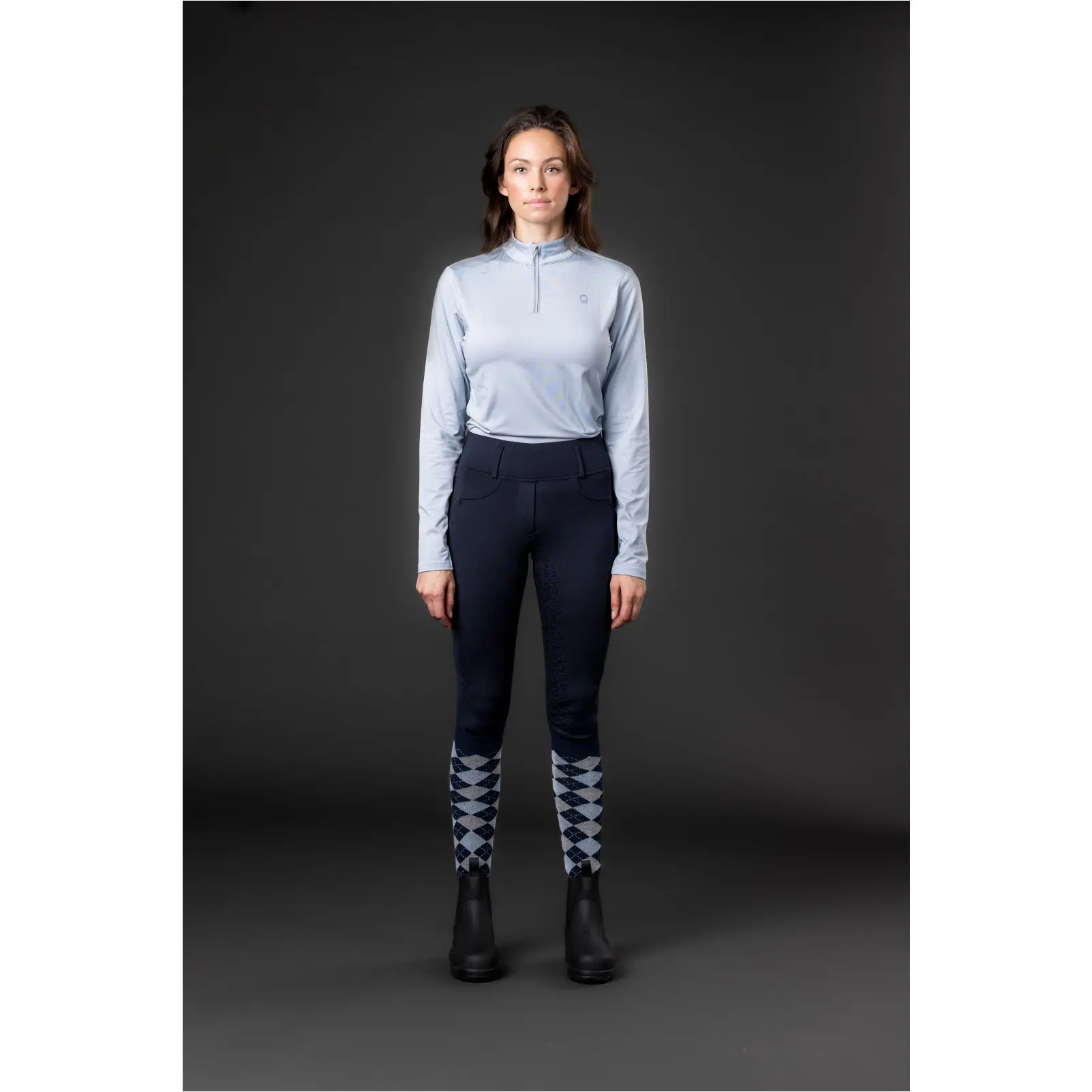 Damen Reitleggings Silikon Vollbesatz SHANNON navy Damen Reitleggings Silikon Vollbesatz SHANNON navy