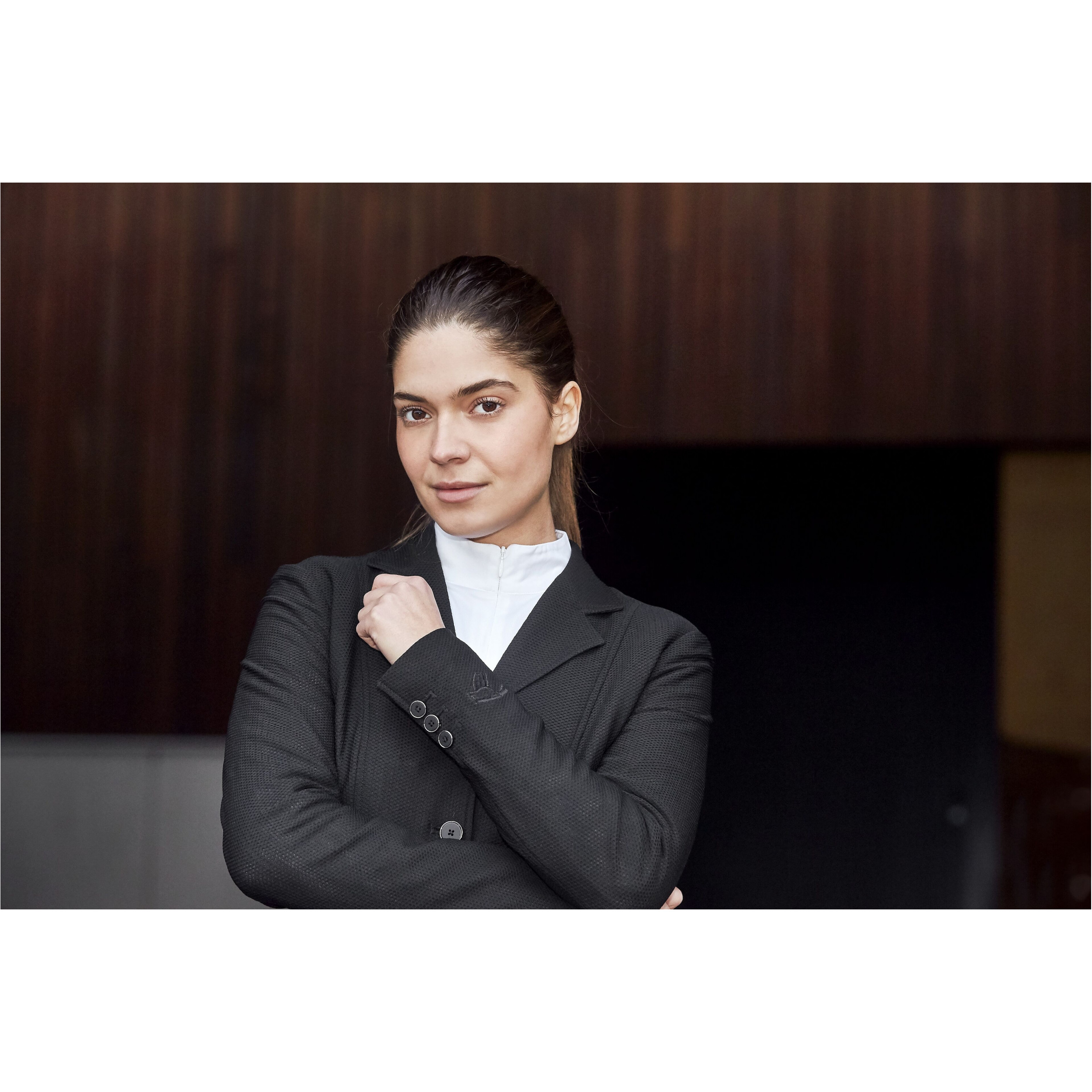Damen Sommer Turnierjacket FALLON schwarz