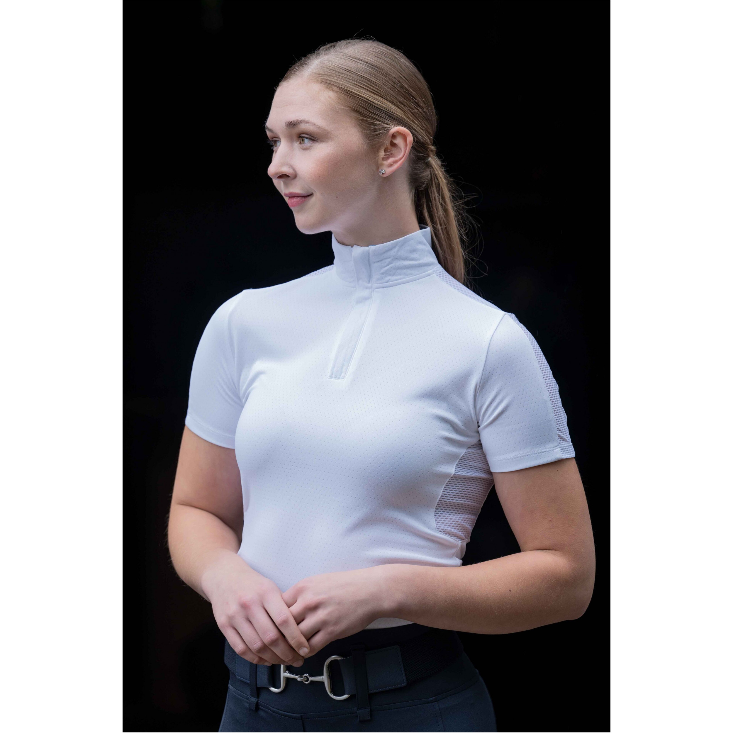 Damen Funktionsshirt Kurzarm HUNTER weiß