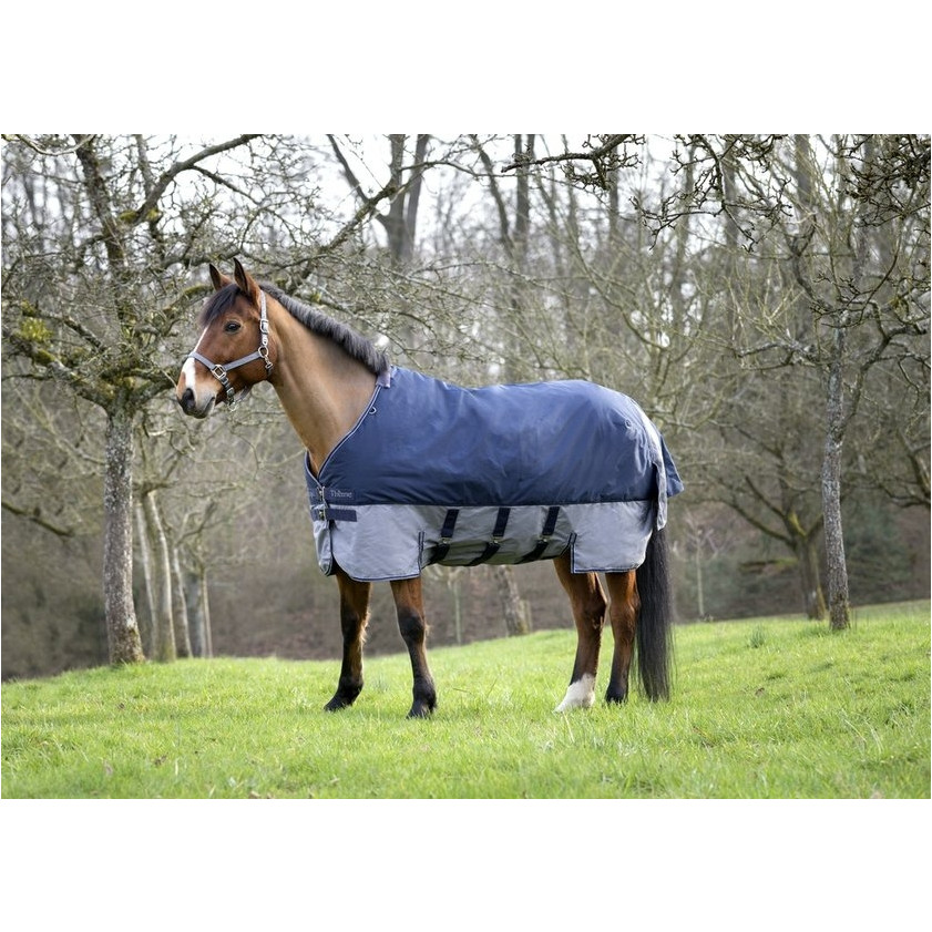 Weidedecke 600D TYREX marineblau/grau