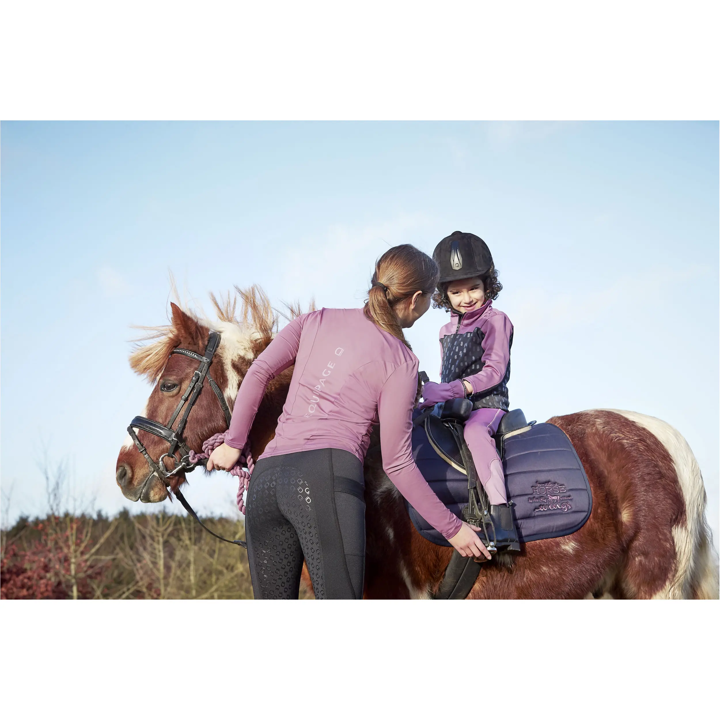 Damen Reitleggings Silikon Vollbesatz FINLEY schwarz
