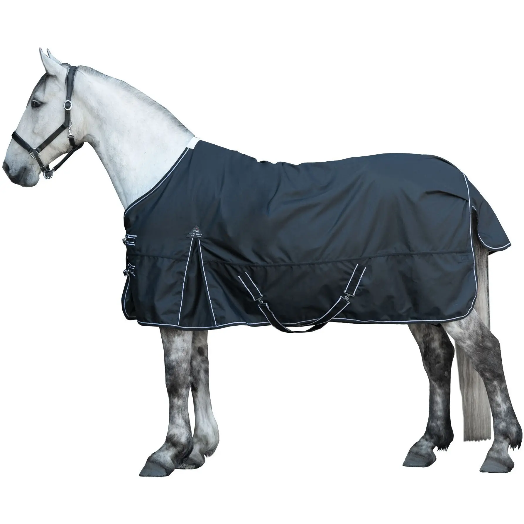 Weidedecke 300g Füllung 1680D mit glattem Futter PREMIUM schwarz Weidedecke 300g Füllung 1680D mit glattem Futter PREMIUM schwarz