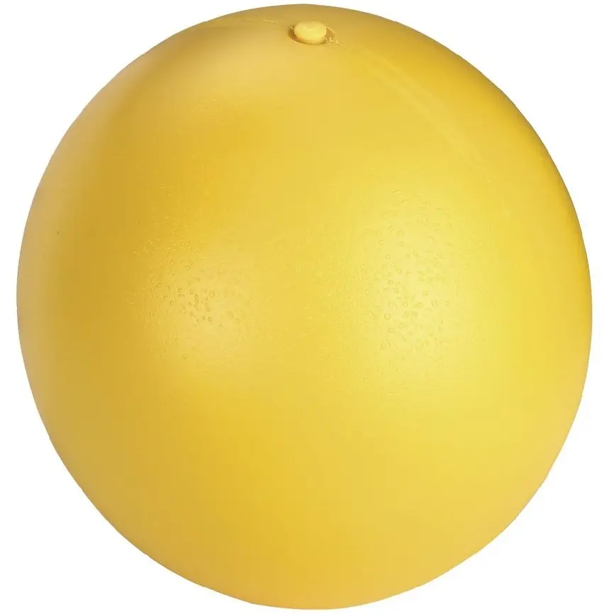 Hundespielball aus Kunststoff gelb ø 30cm  Hundespielball aus Kunststoff gelb ø 30cm