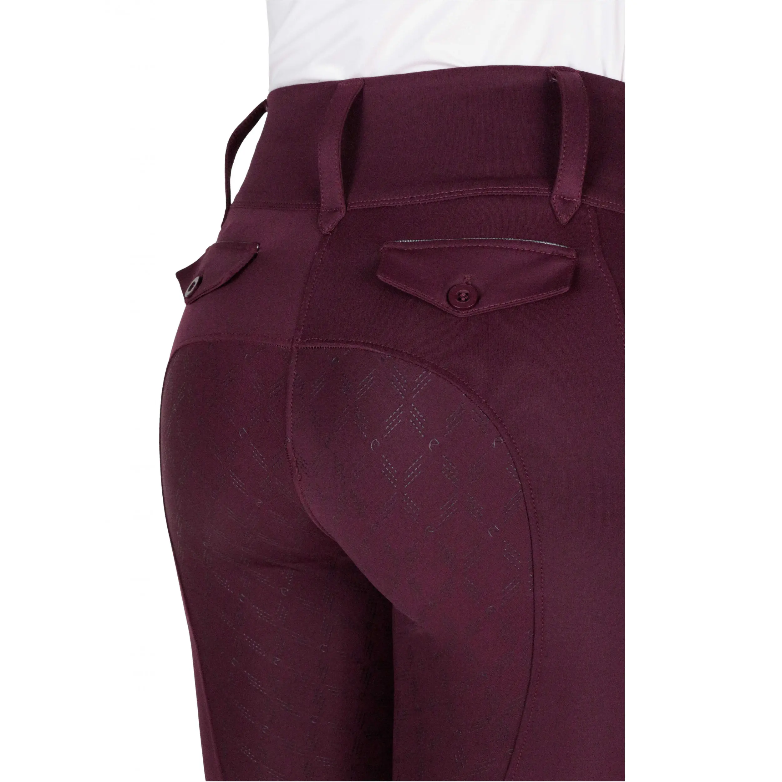 Damen Reitleggings Silikon Vollbesatz ALIZÉ pflaumenfarben Damen Reitleggings Silikon Vollbesatz ALIZÉ pflaumenfarben