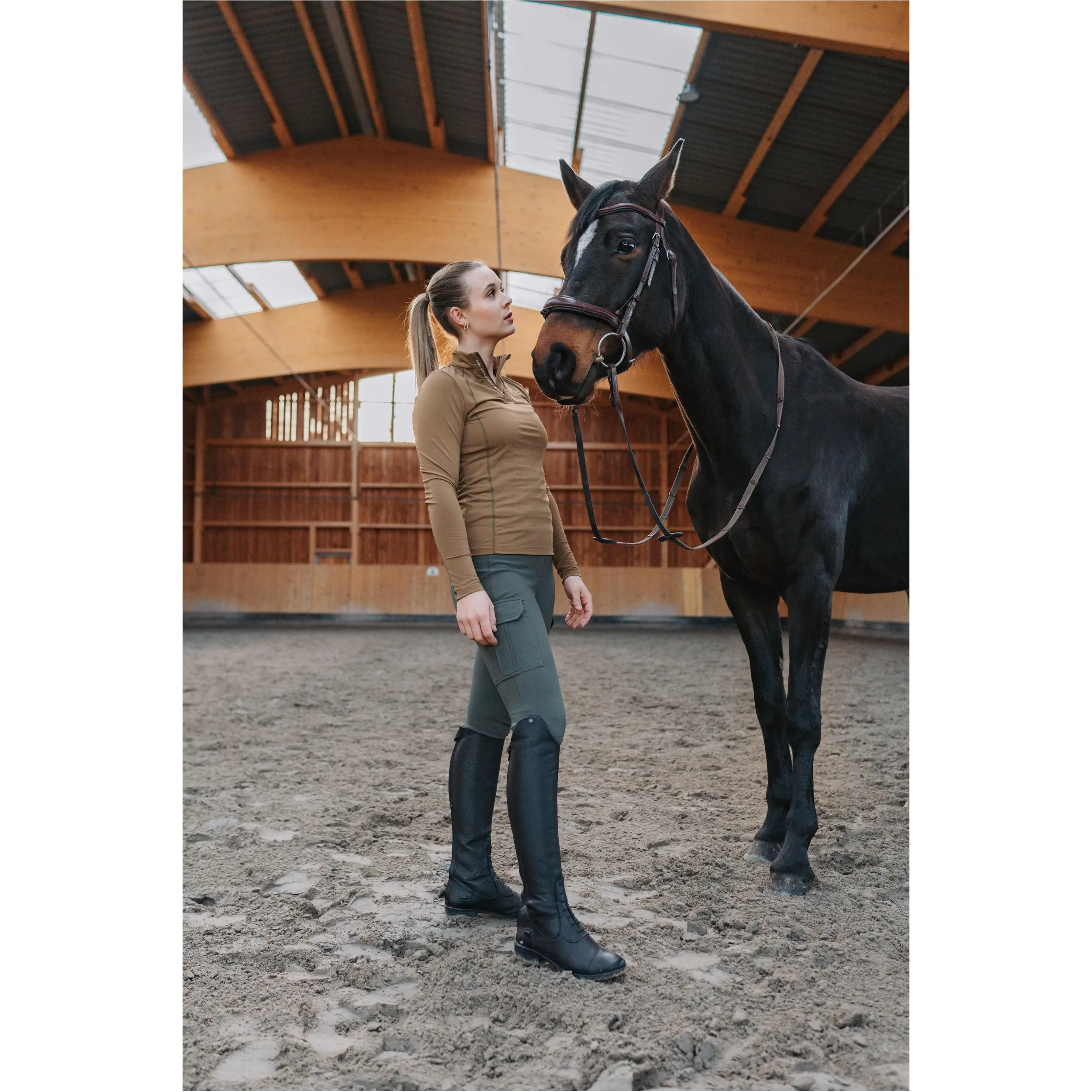 Damen Reitstiefel ADVANCED II TALL Soft Echtleder black
