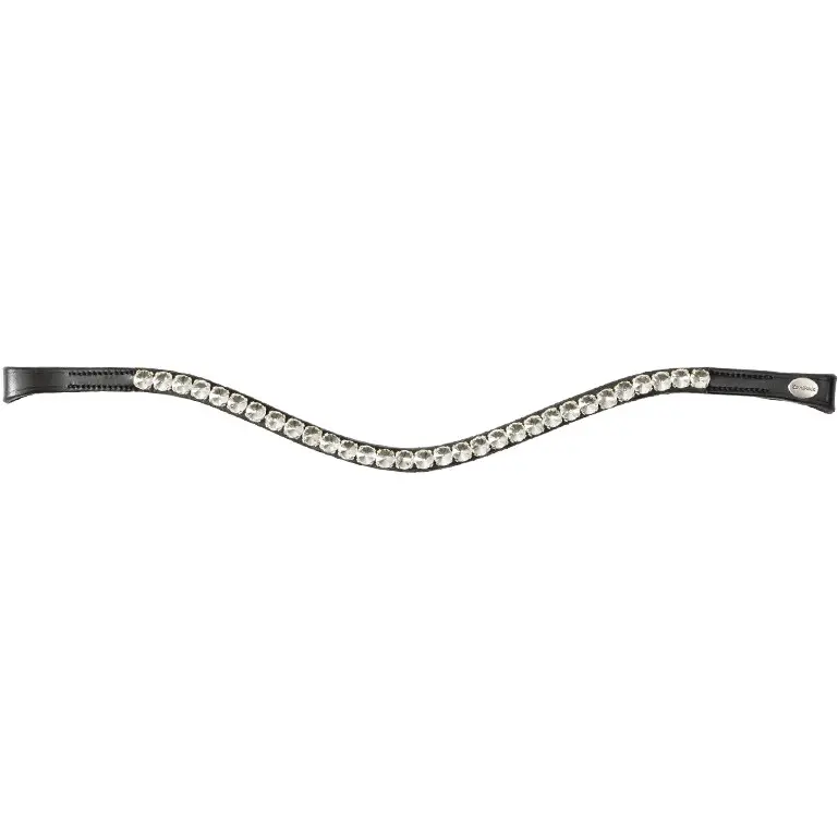 Stirnband FLEURY schwarz/weiß